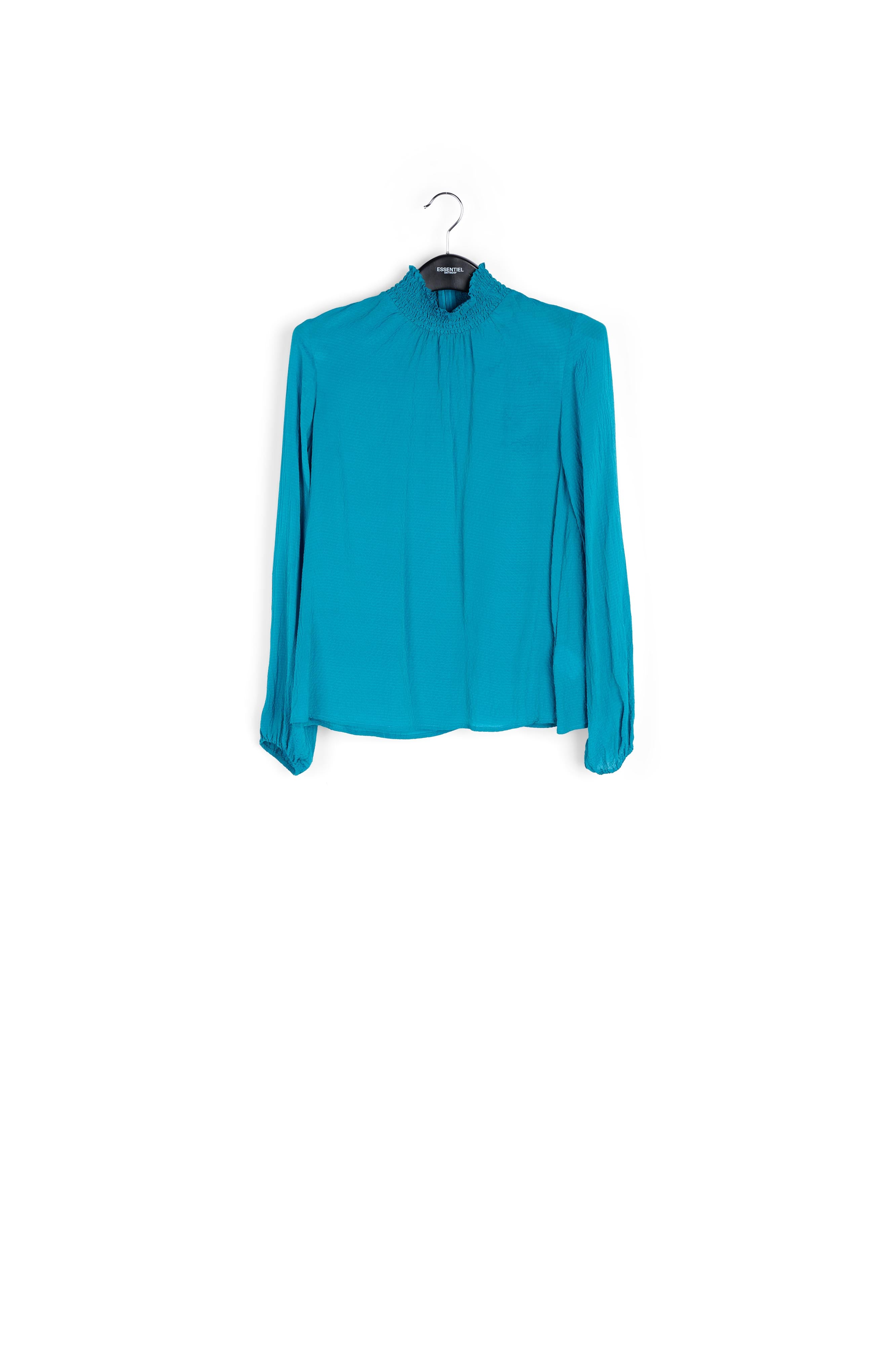 Blauwe top met wijde pasvorm RE—SSENTIEL | Essentiel second hand