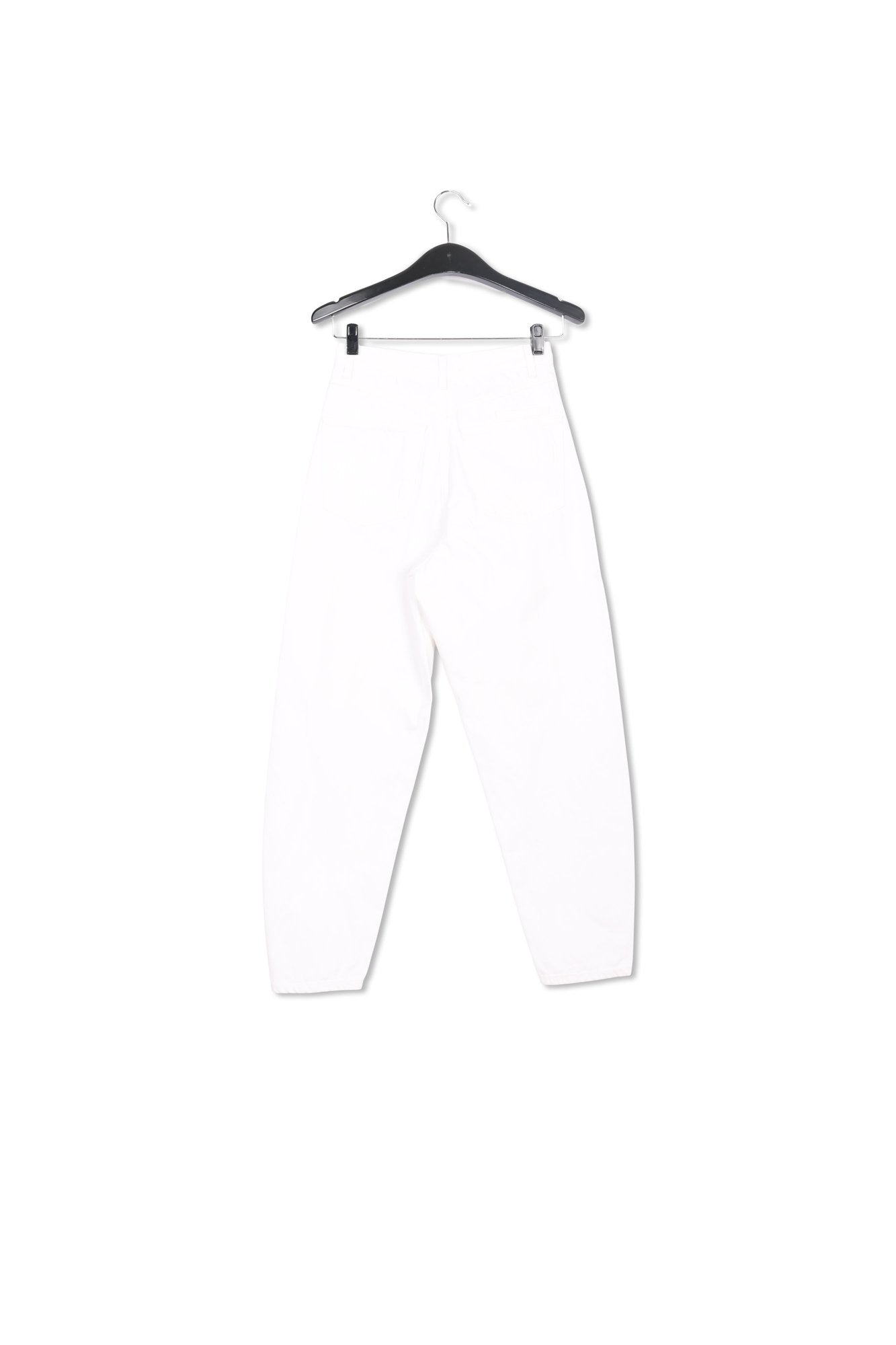 Off-white high-waisted loose-fit jeans RE—SSENTIEL | Essentiel second hand