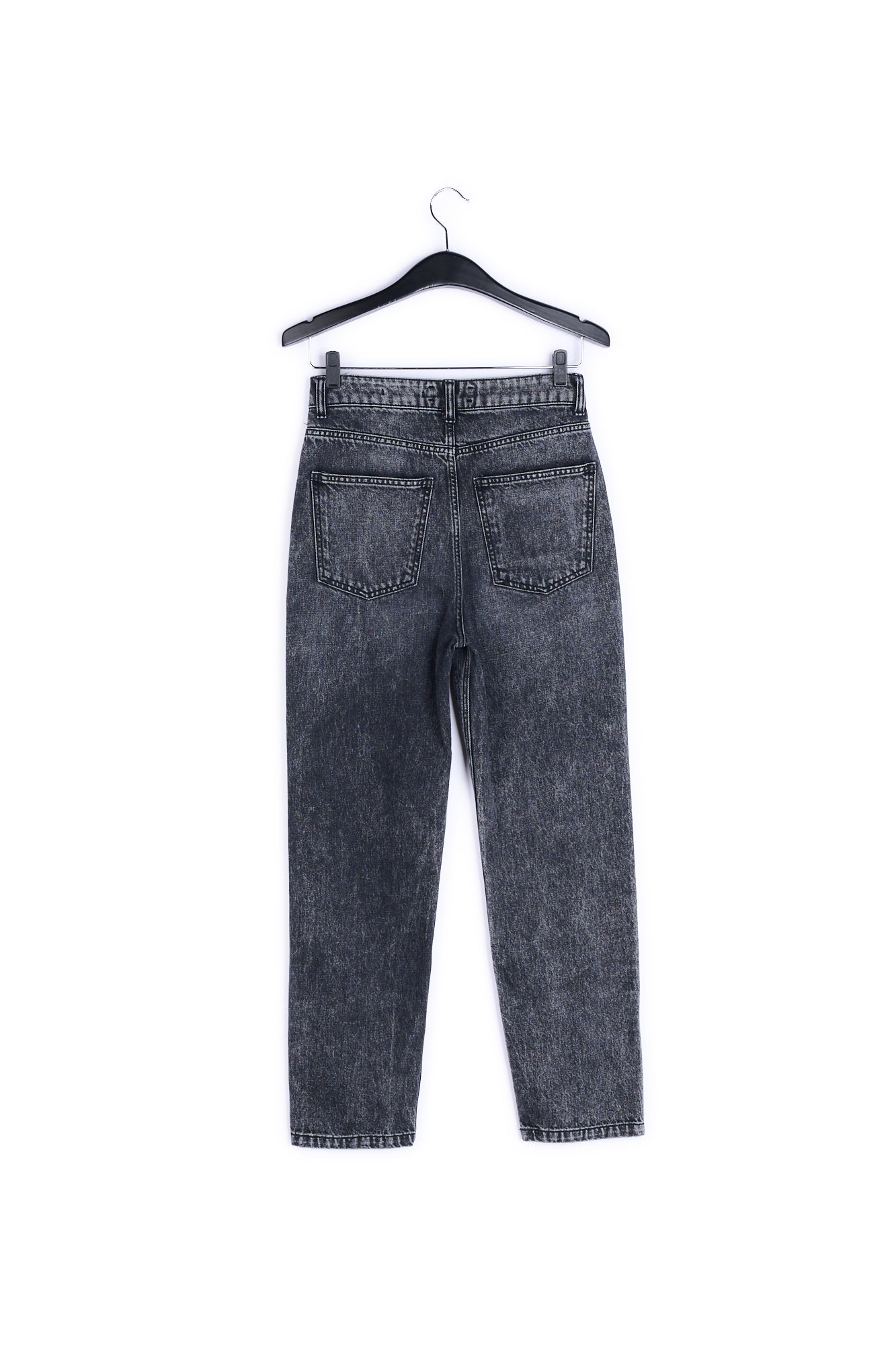 Dark grey straight leg jeans RE—SSENTIEL | Essentiel second hand