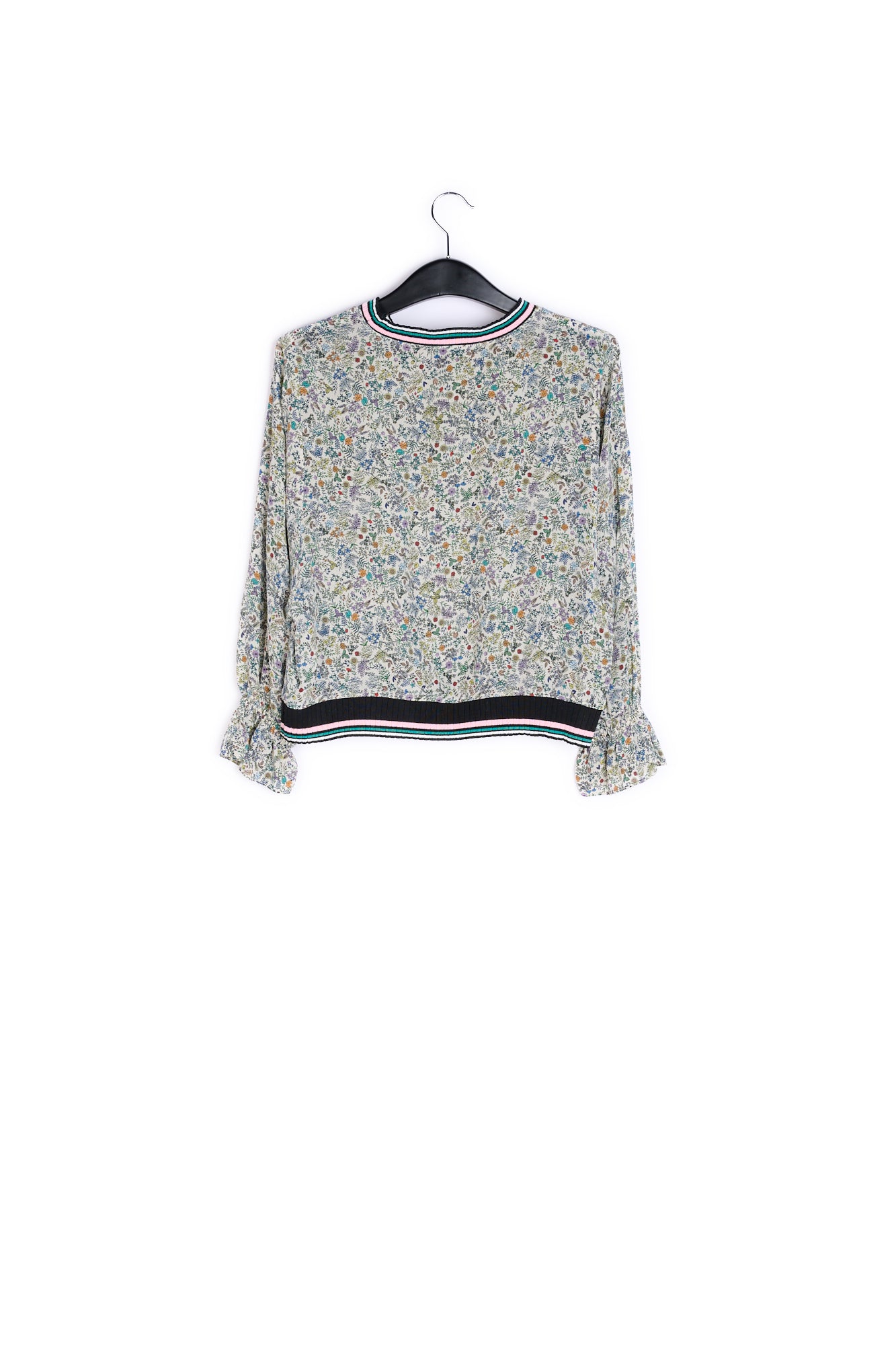 Top with frilled sleeves RE—SSENTIEL | Essentiel second hand