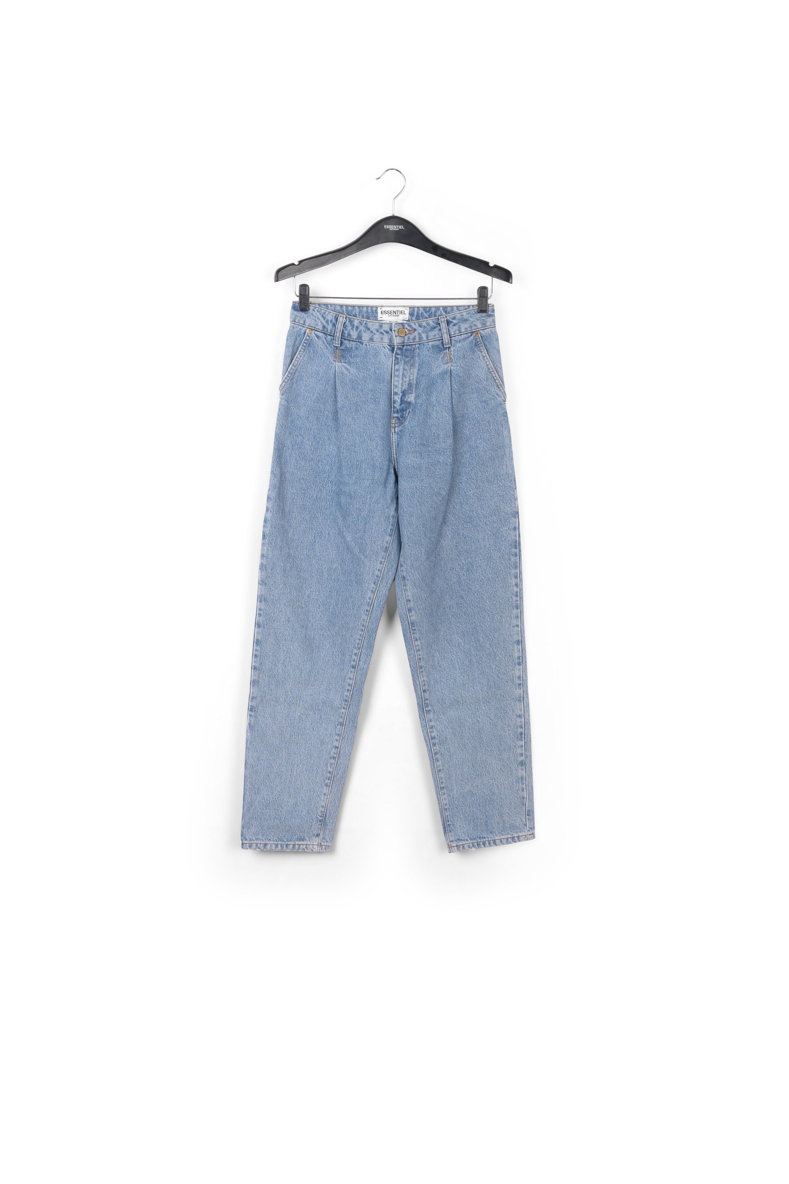 Dark blue high-rise jeans RE—SSENTIEL | Essentiel second hand