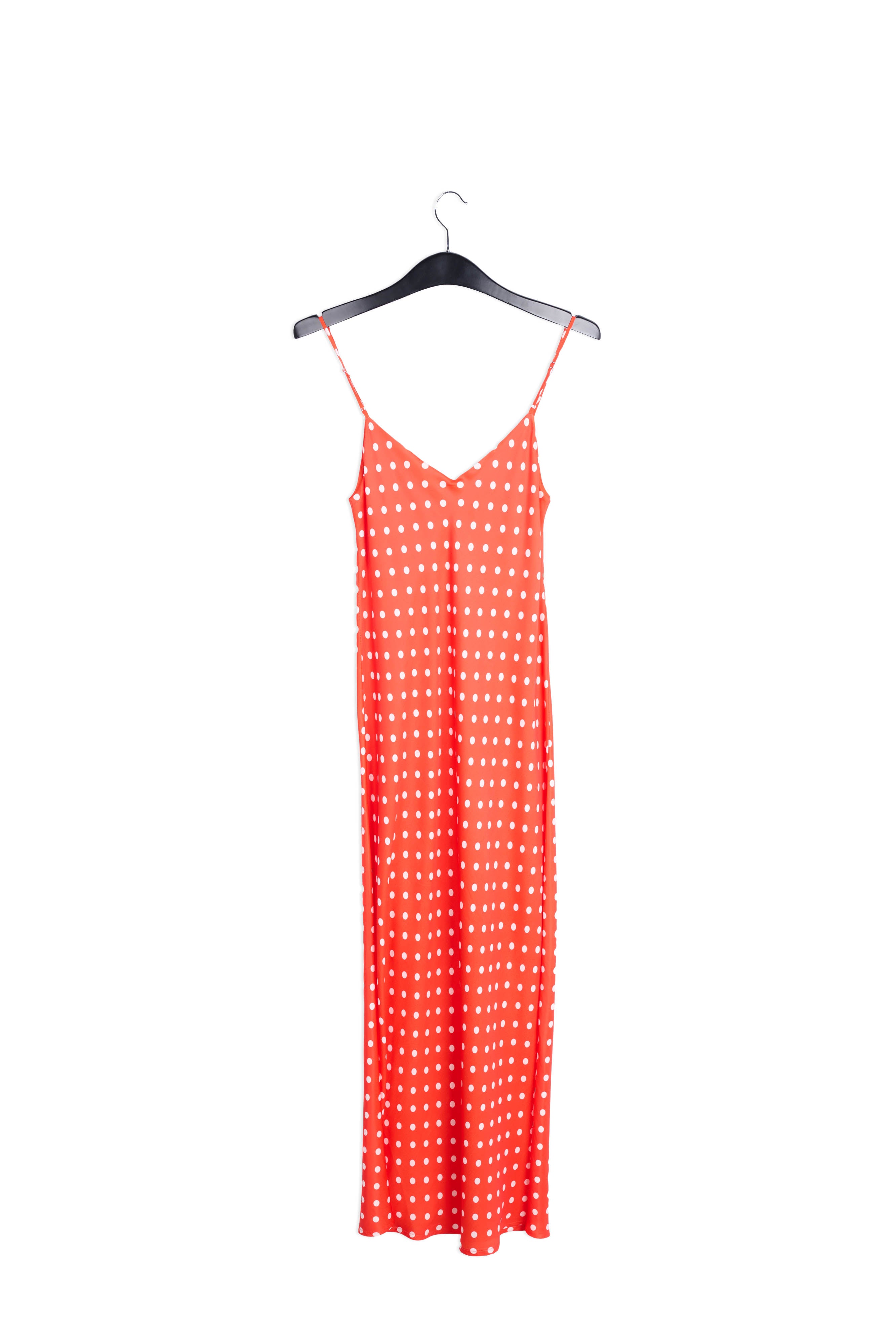 Red polka dot slip dress RE—SSENTIEL | Essentiel second hand