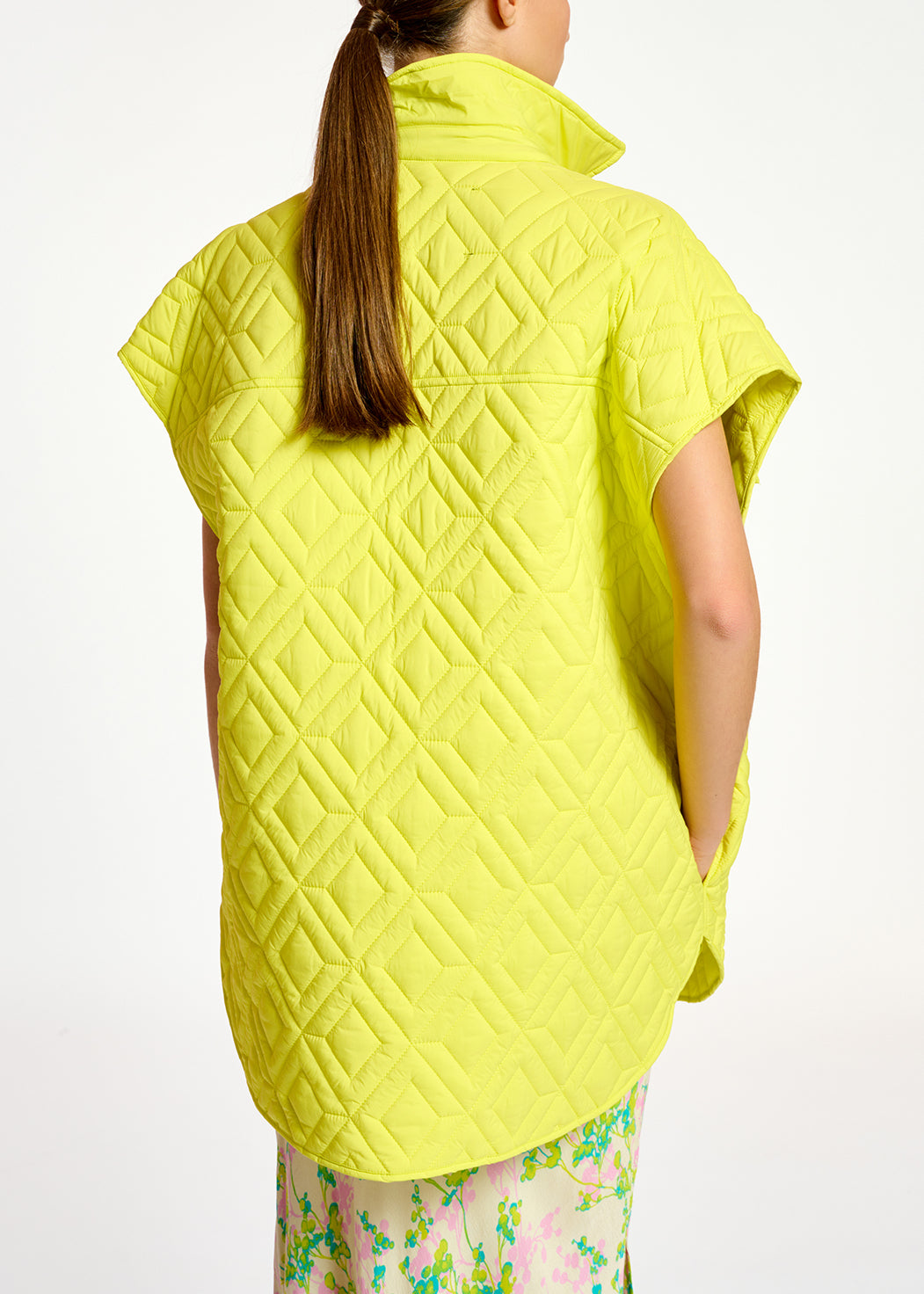 Yellow quilted vest RE—SSENTIEL | Essentiel second hand