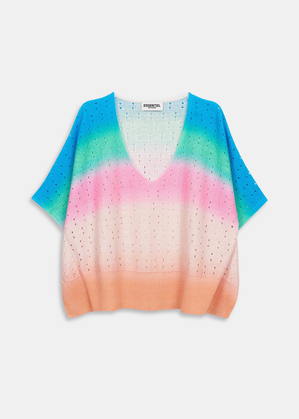 Pull tricoté à dégradé multicolore RE—SSENTIEL | Essentiel second hand