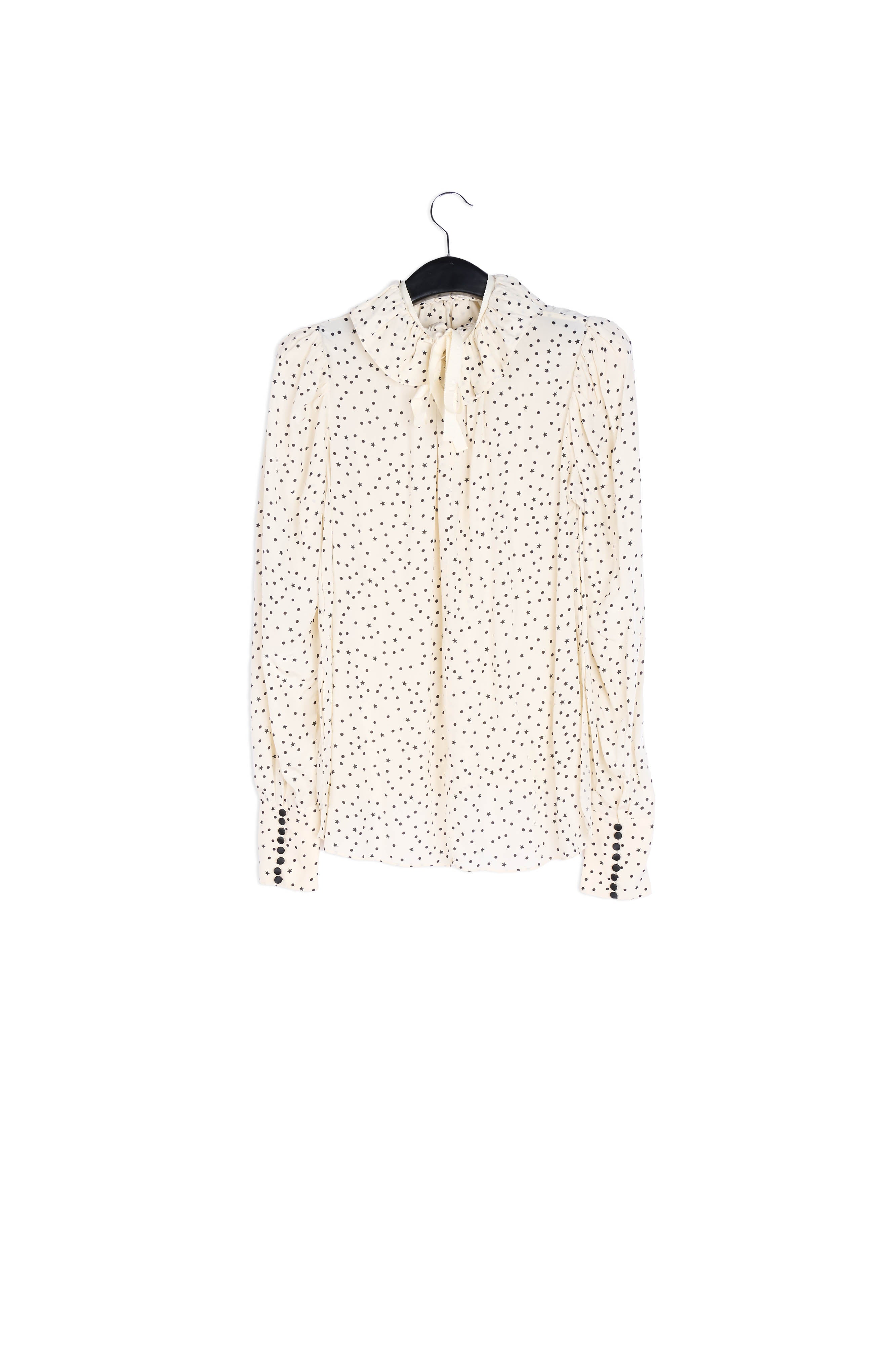 Off-white polka dot top RE—SSENTIEL | Essentiel second hand