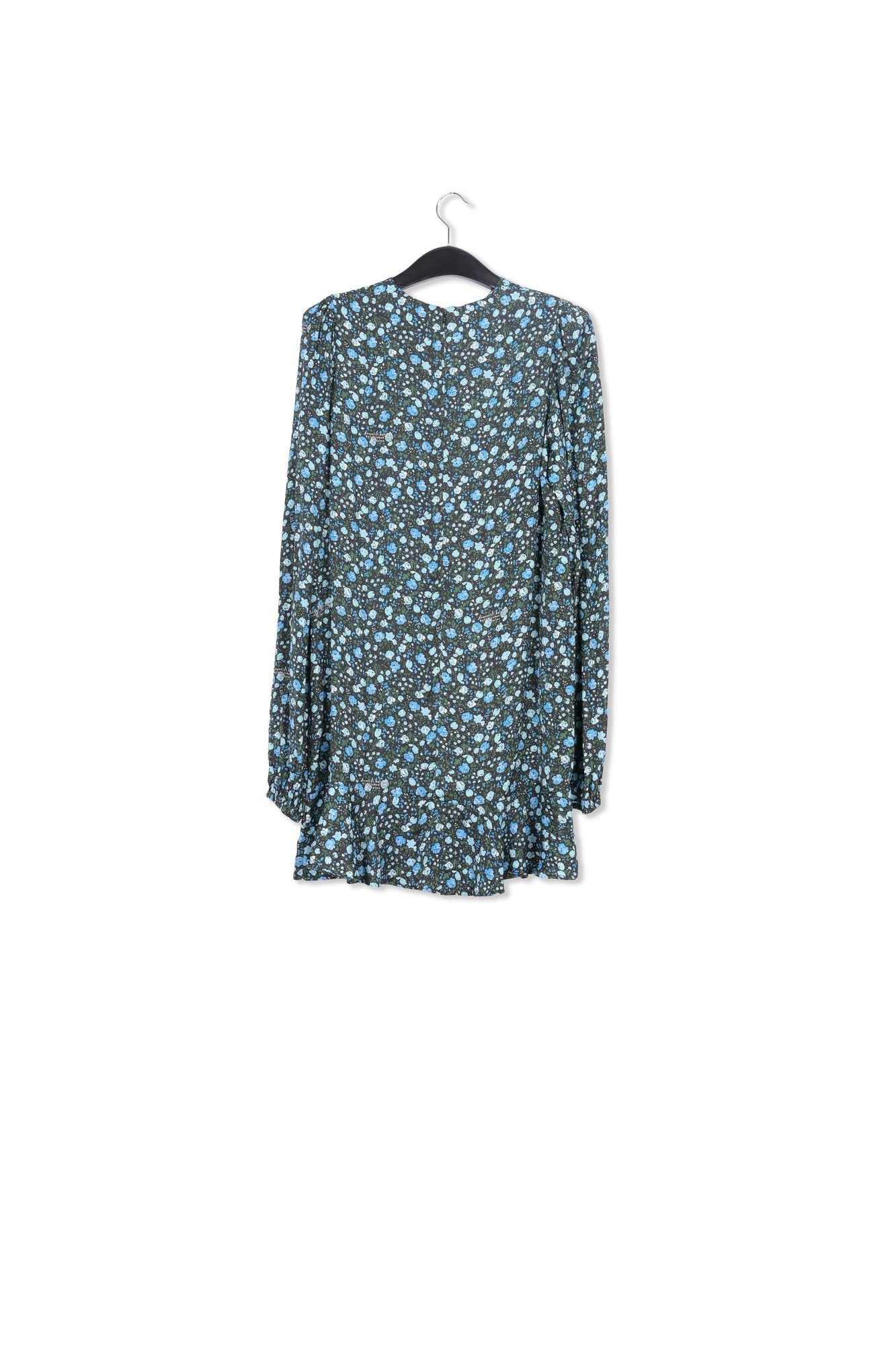 Mini-robe bleue à imprimé floral RE—SSENTIEL | Essentiel second hand