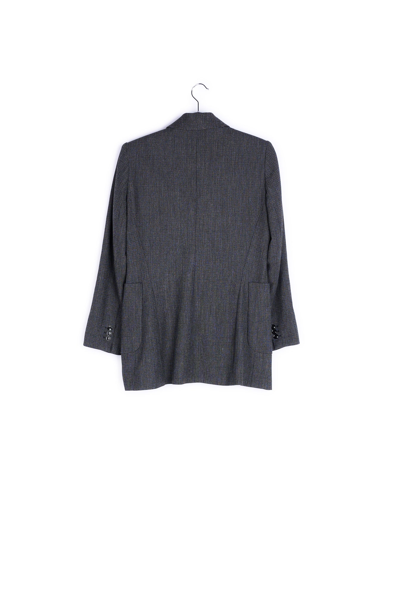 Black double-breasted blazer RE—SSENTIEL | Essentiel second hand