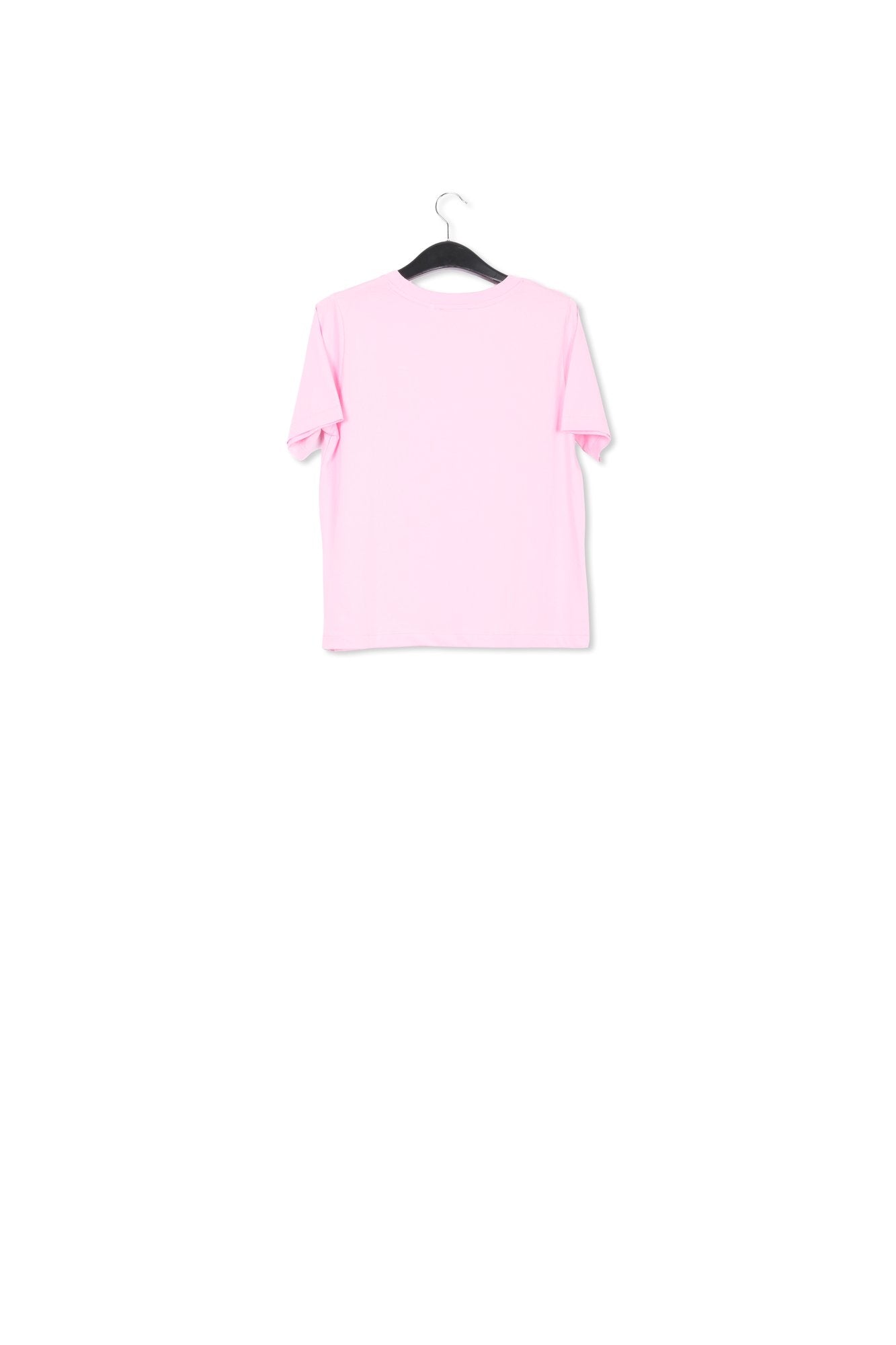 Light pink T-shirt with embroidery detail RE—SSENTIEL | Essentiel second hand