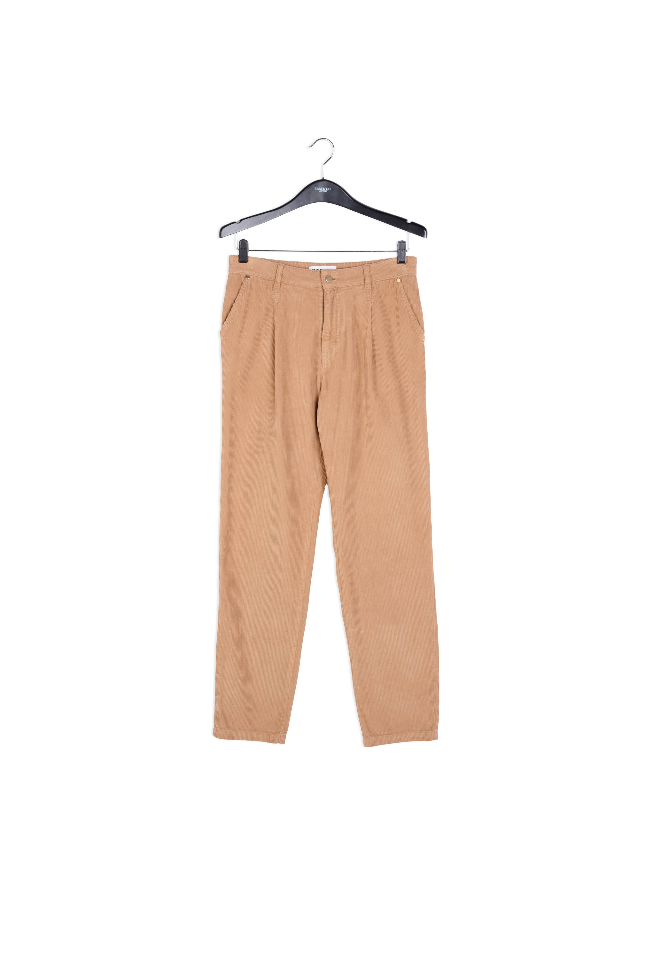 Pantalon en velours camel RE—SSENTIEL | Essentiel second hand