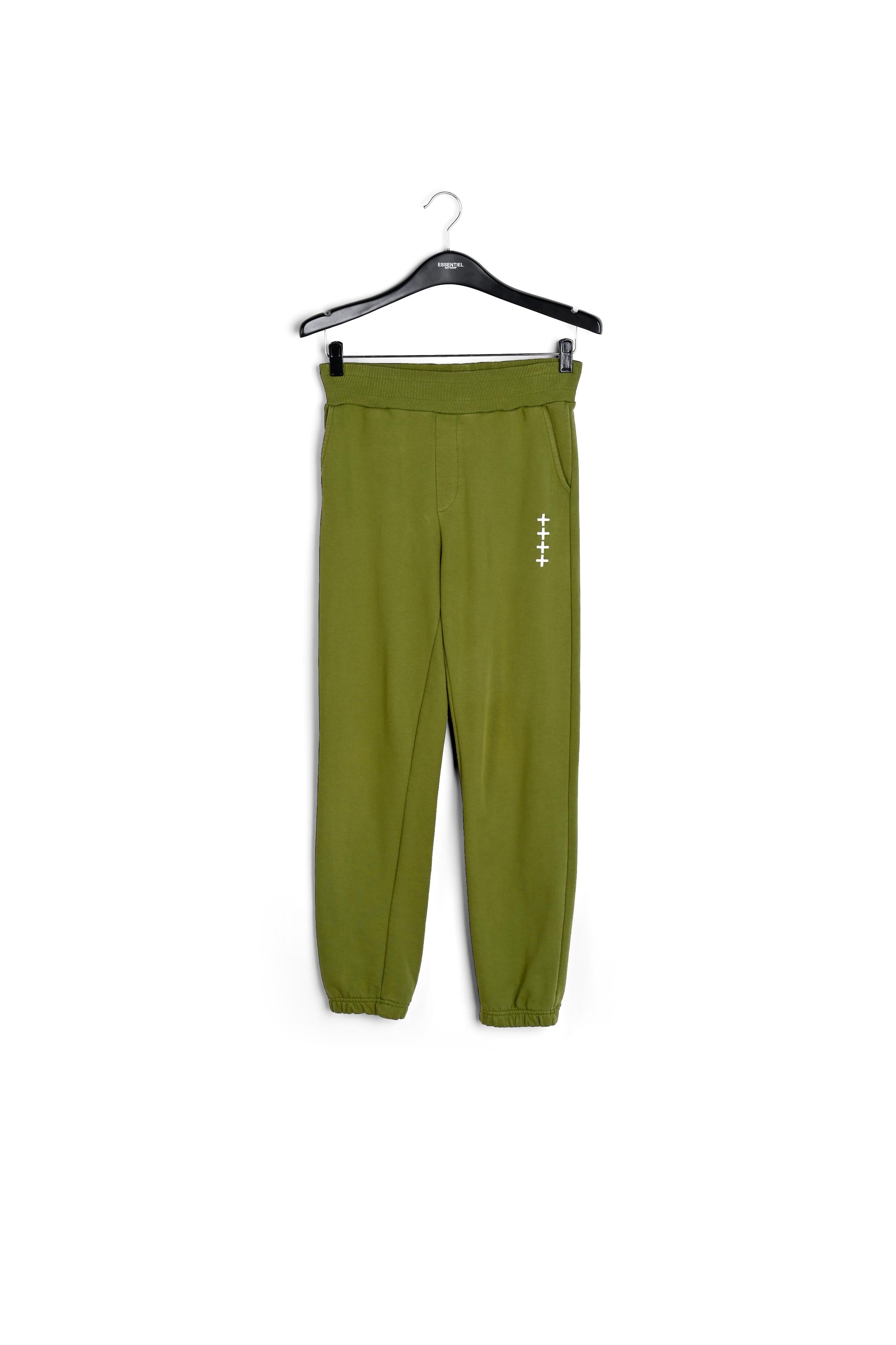 Bruine jogging in biokatoenen jersey RE—SSENTIEL | Essentiel second hand