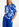 Oversized top met wit en blauwe bloemenprint Faume - seconde main