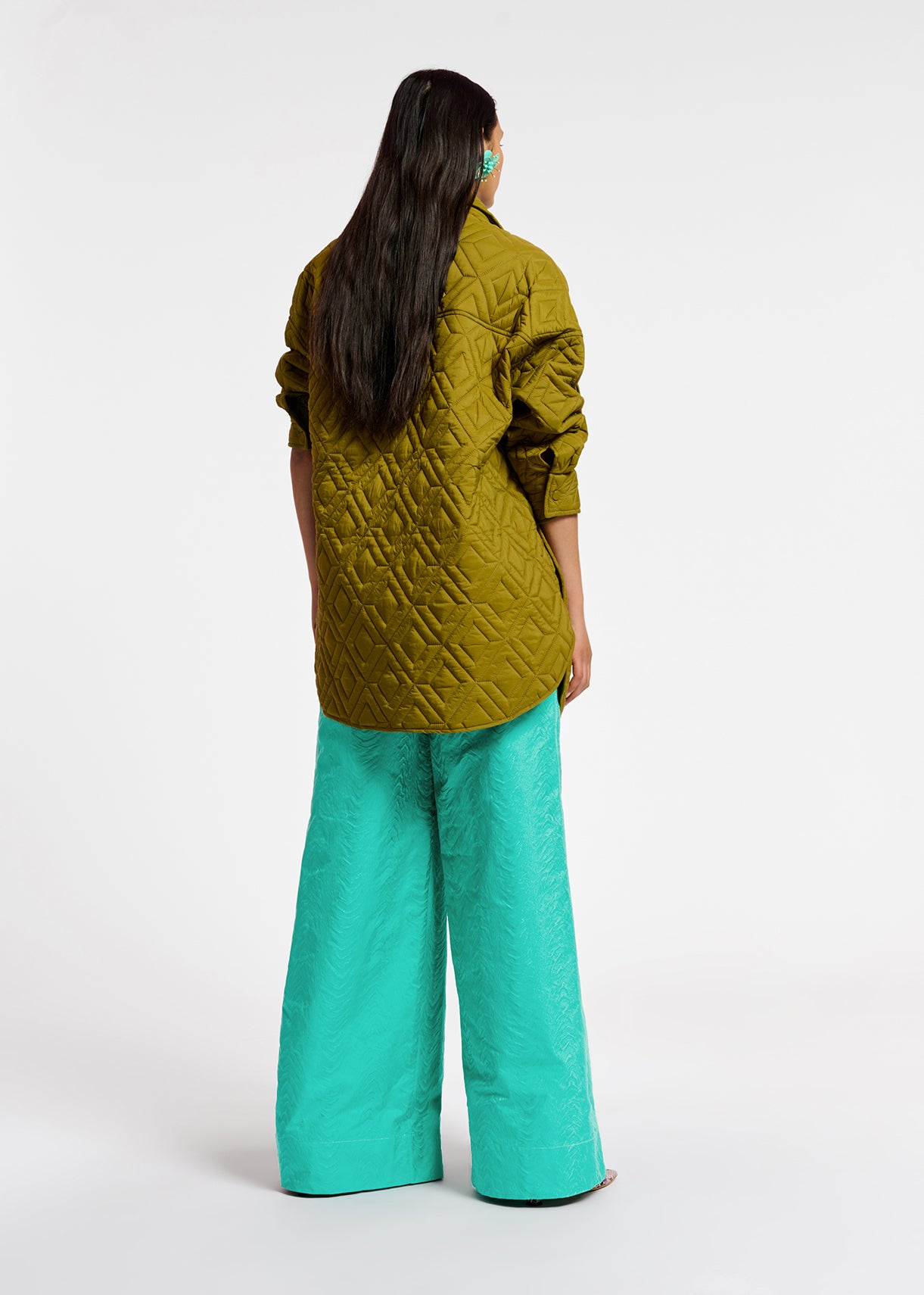 Veste matelassée kaki RE—SSENTIEL | Essentiel second hand