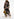 Black floral-print voluminous maxi dress Faume - seconde main