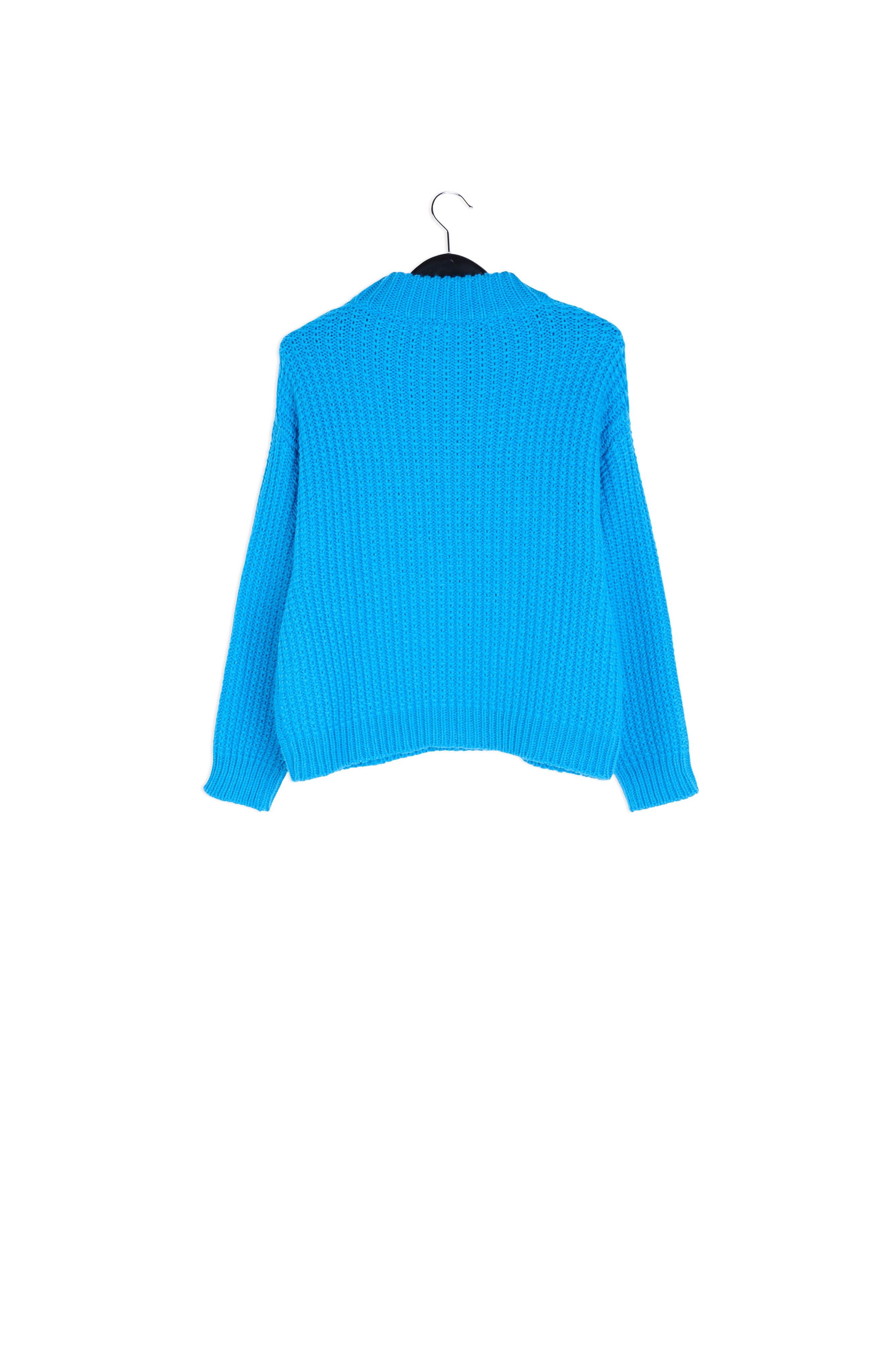 Pull carré en tricot turquoise RE—SSENTIEL | Essentiel second hand