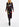 Text print midi-length dress Faume - seconde main