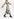 Off-white botanical-print silk midi dress Faume - seconde main