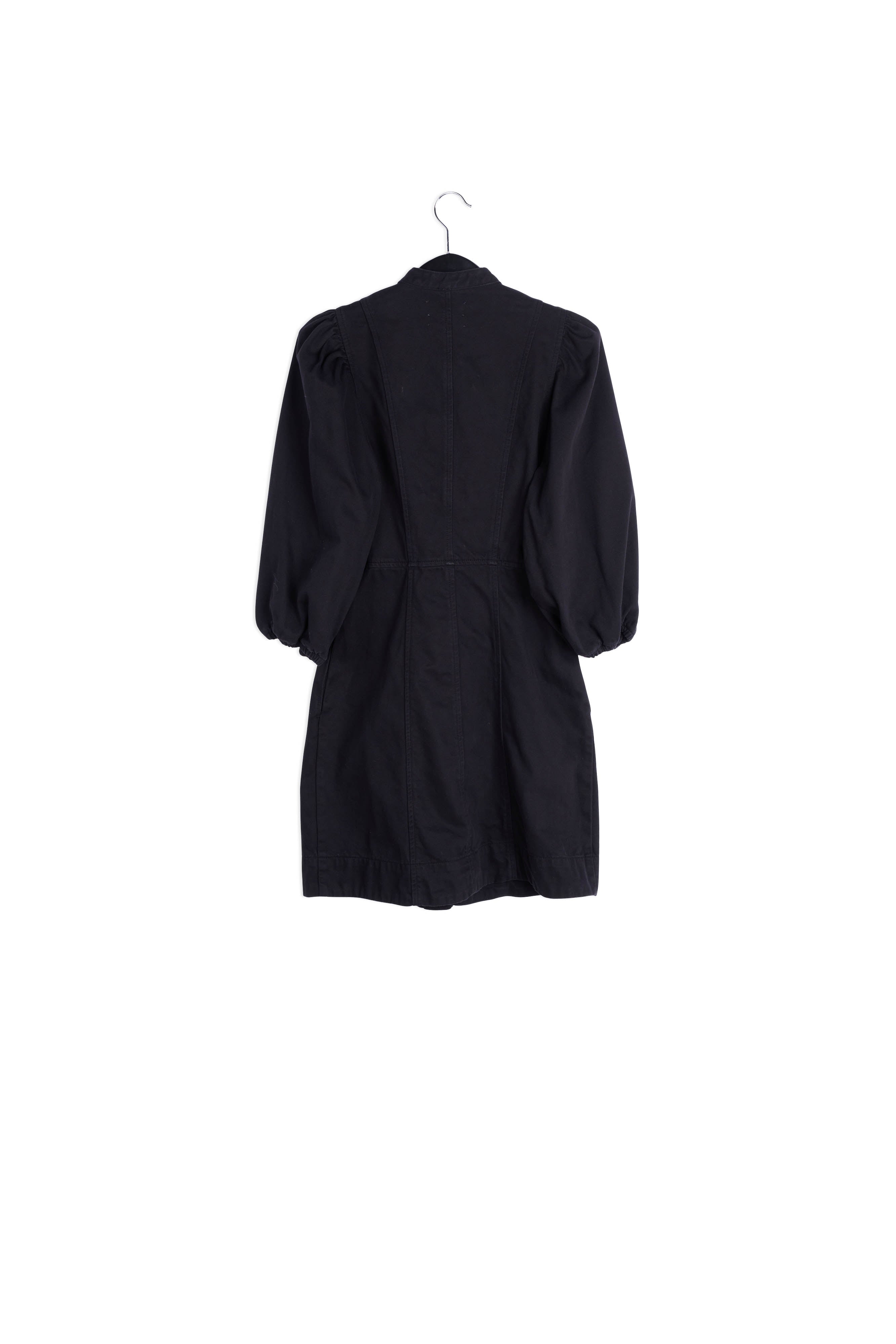 Zwarte mini-jeansjurk RE—SSENTIEL | Essentiel second hand