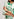 Off-white and green tie-dyed silk midi dress Faume - seconde main