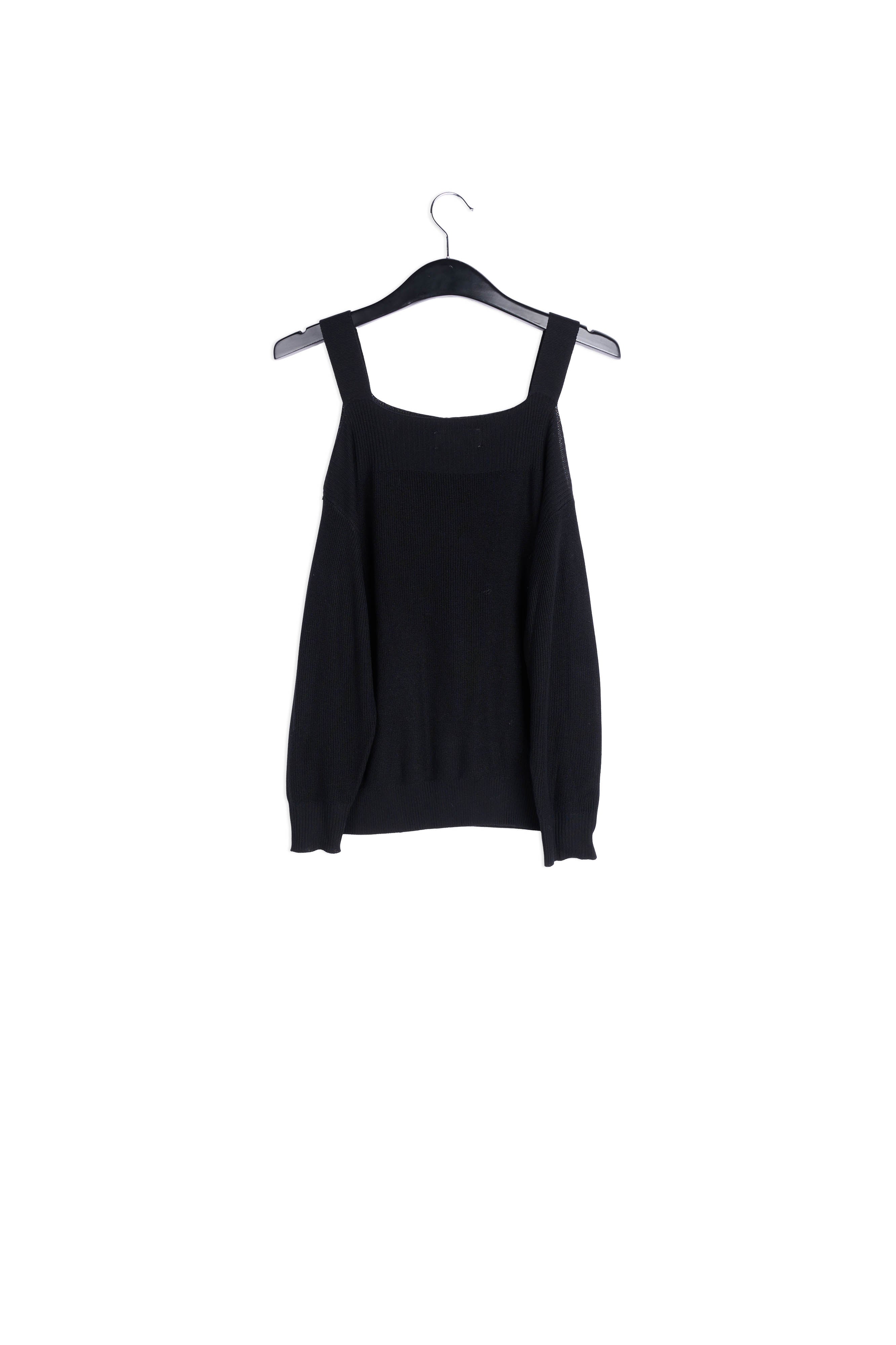 Pull côtelé aux épaules dénudées RE—SSENTIEL | Essentiel second hand