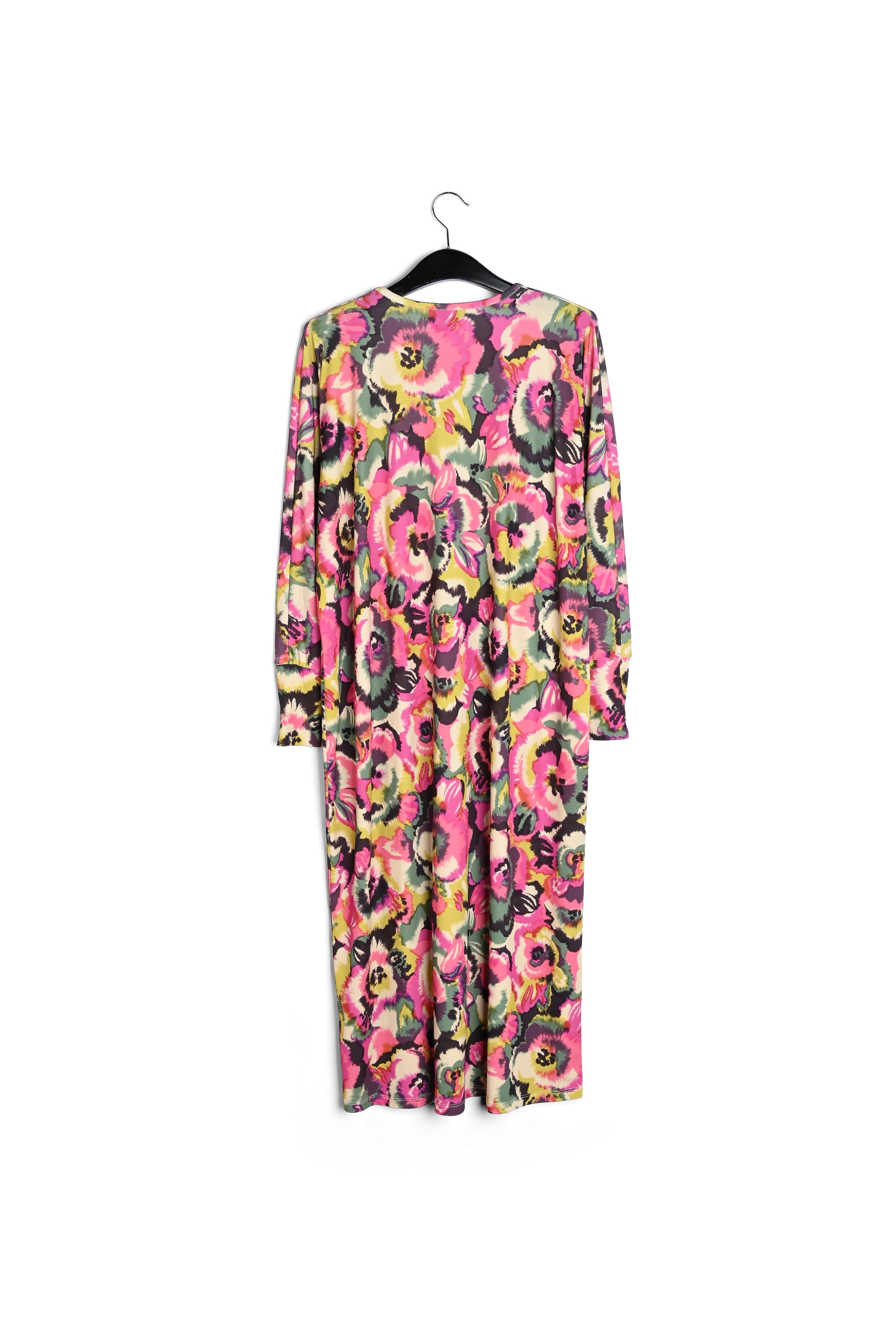 Kleurrijke midi-jurk met bloemenprint RE—SSENTIEL | Essentiel second hand