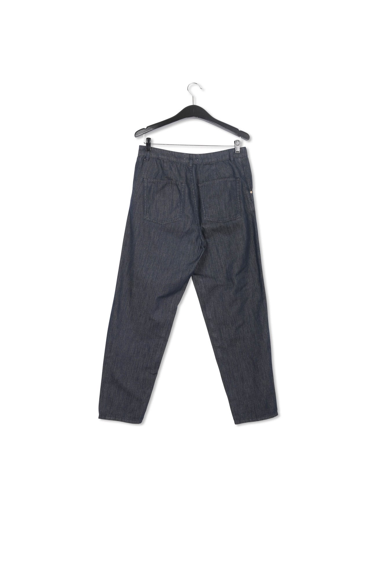 Dark blue loose-fit denim pants RE—SSENTIEL | Essentiel second hand