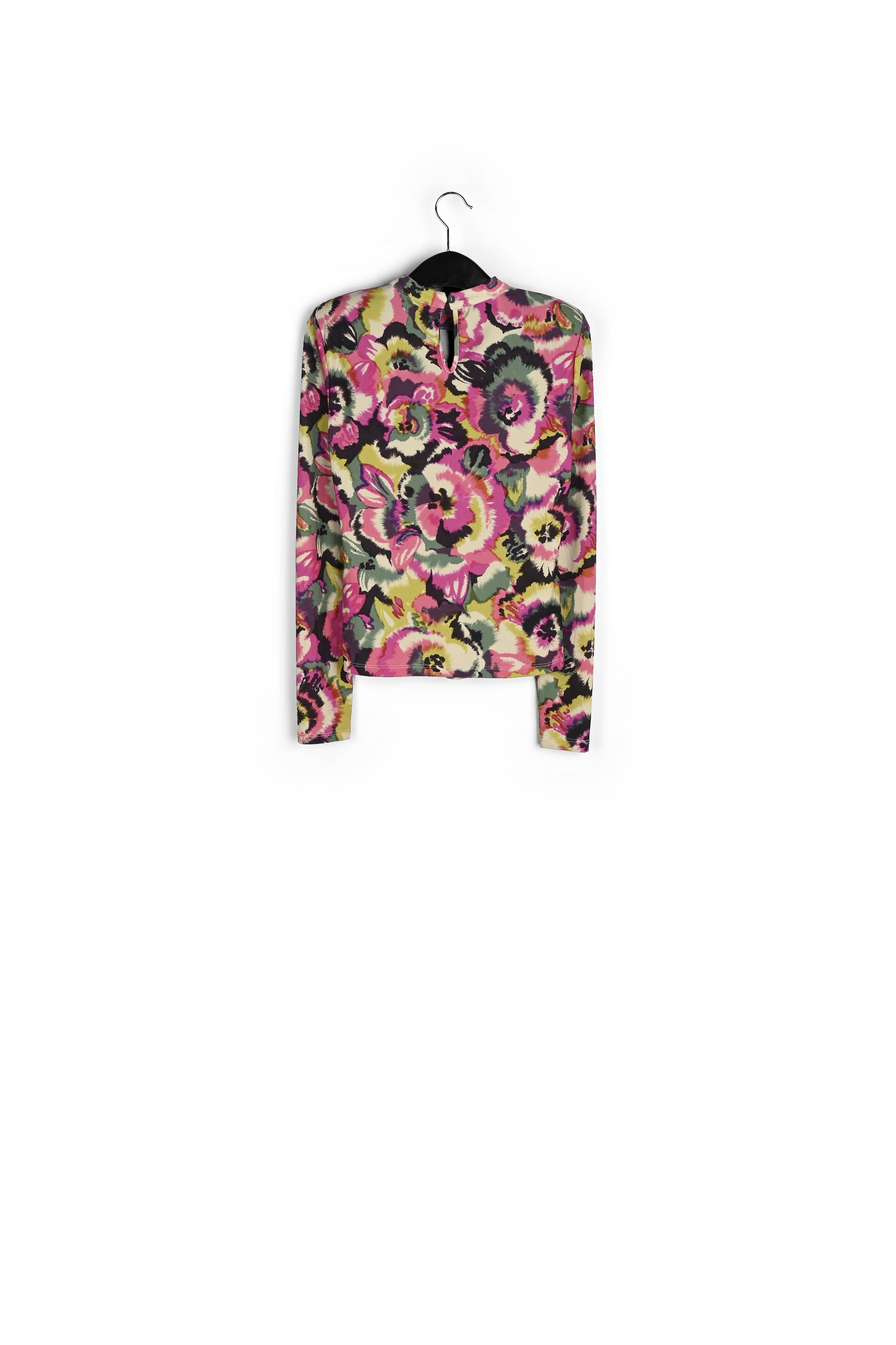 Multicolor floral-print mock neck top RE—SSENTIEL | Essentiel second hand