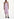 Lilac ruffled plissé midi-length skirt Faume - seconde main