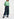 Long cardigan tie-dye vert menthe et vert foncé Faume - seconde main