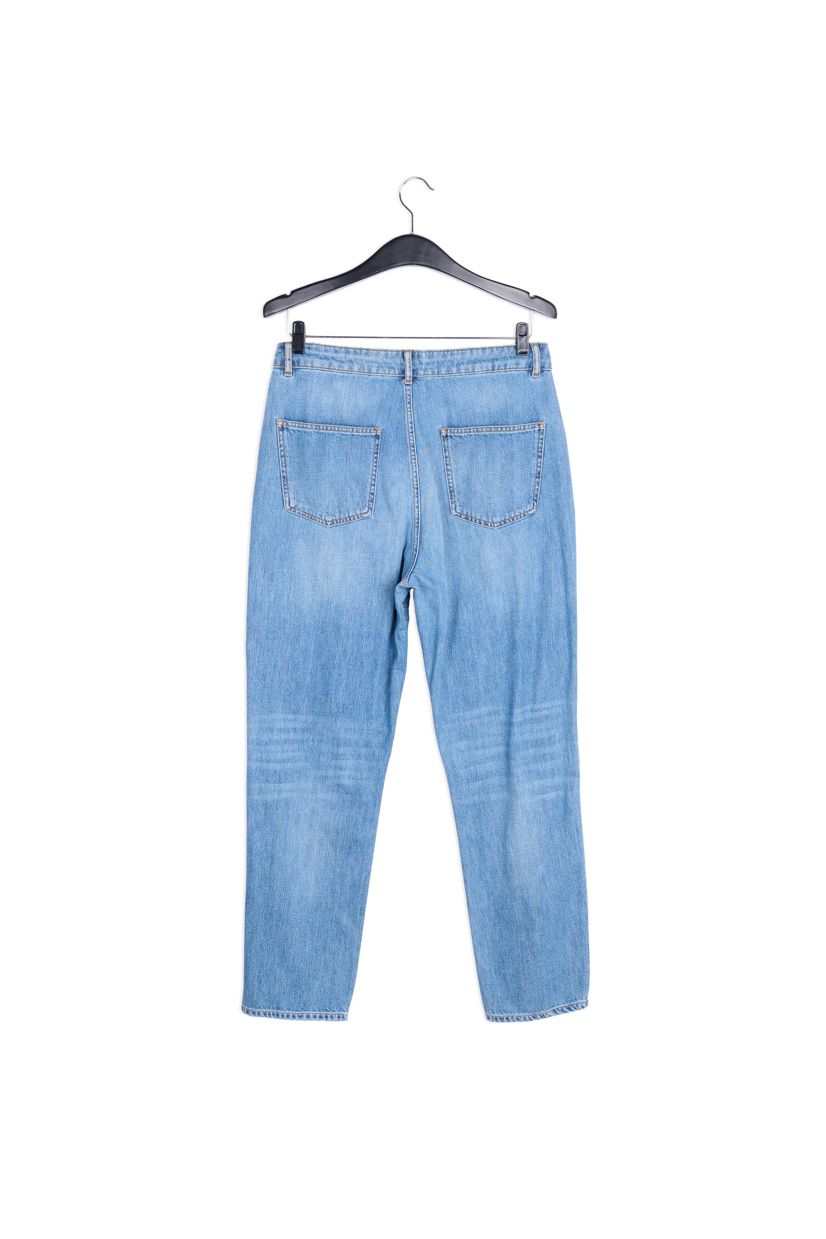 Afgewassen jeans met stras RE—SSENTIEL | Essentiel second hand