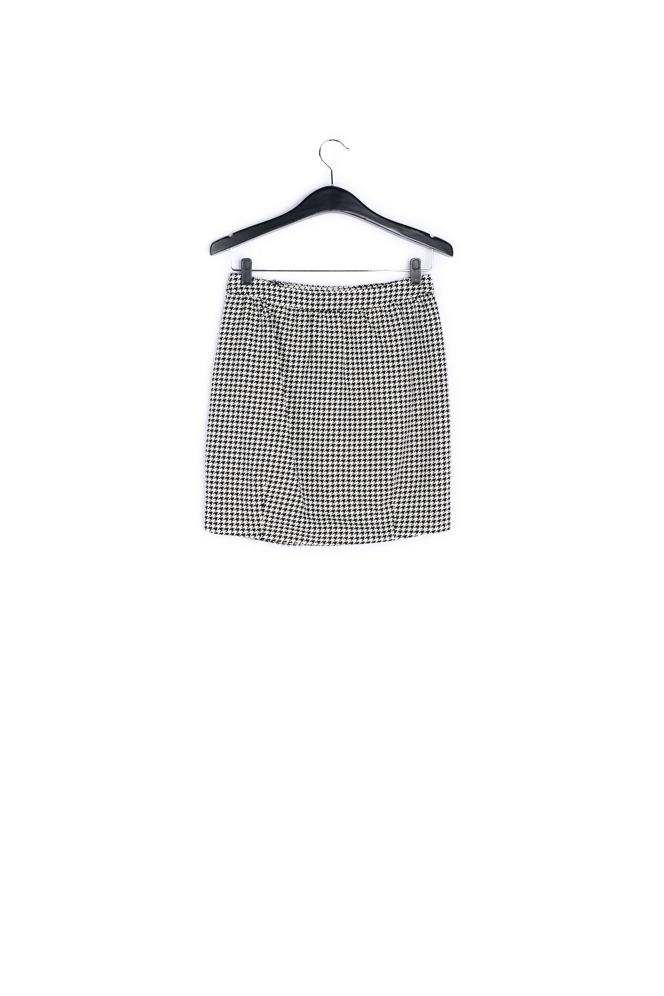 Black and white tulip mini skirt RE—SSENTIEL | Essentiel second hand