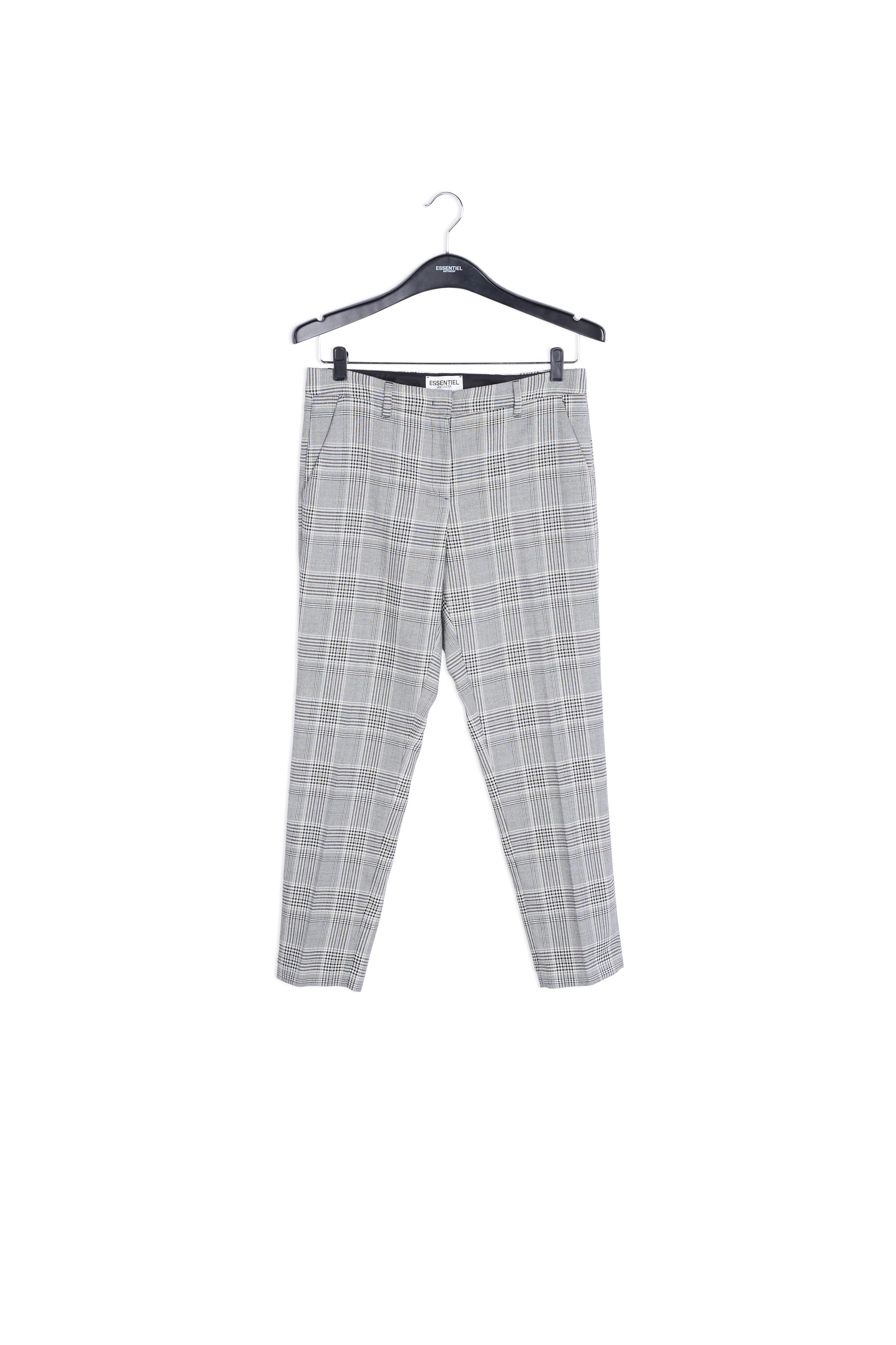 Geruite 7/8ste broek RE—SSENTIEL | Essentiel second hand