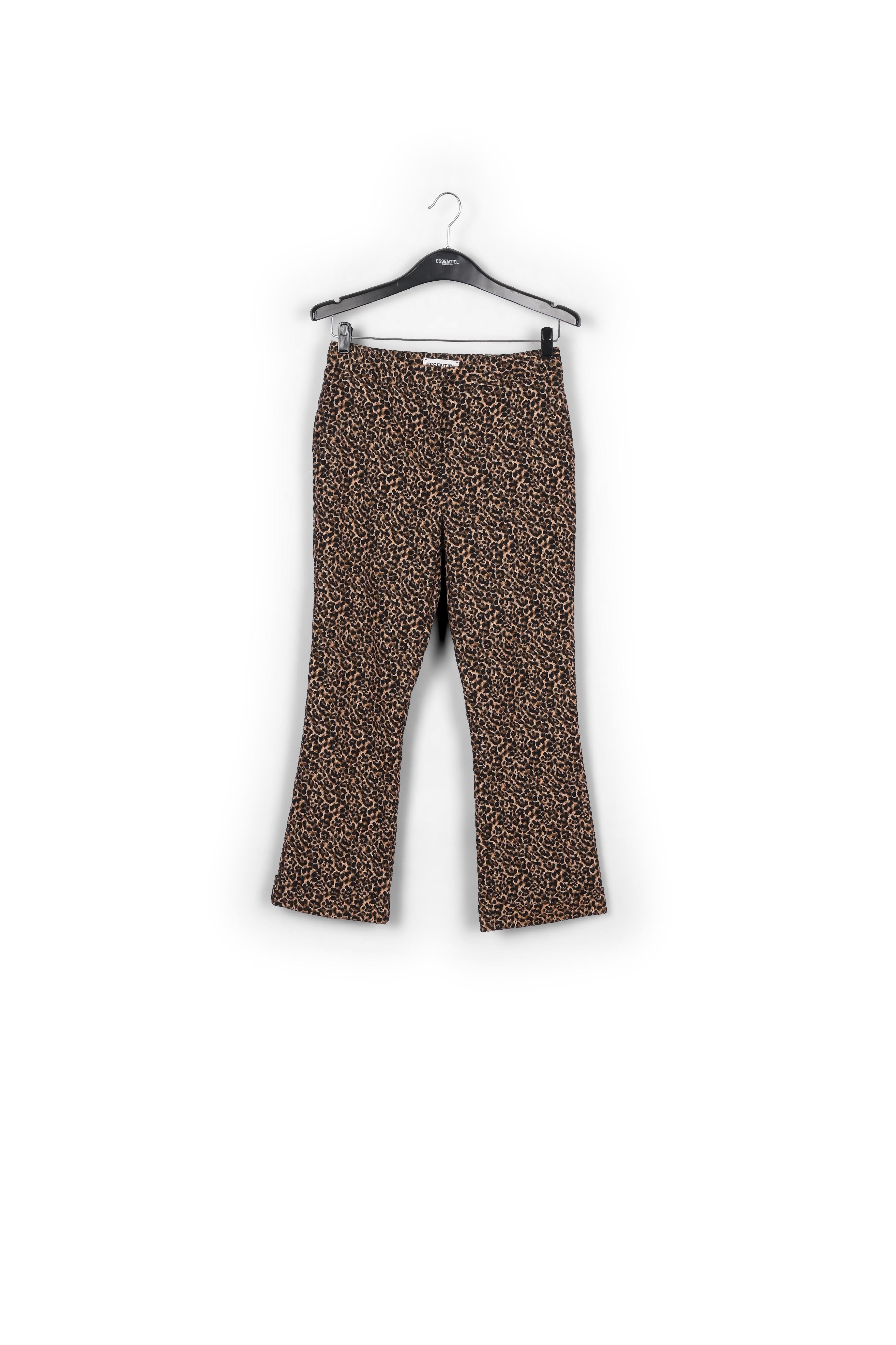 Pantalon évasé à motif léopard RE—SSENTIEL | Essentiel second hand
