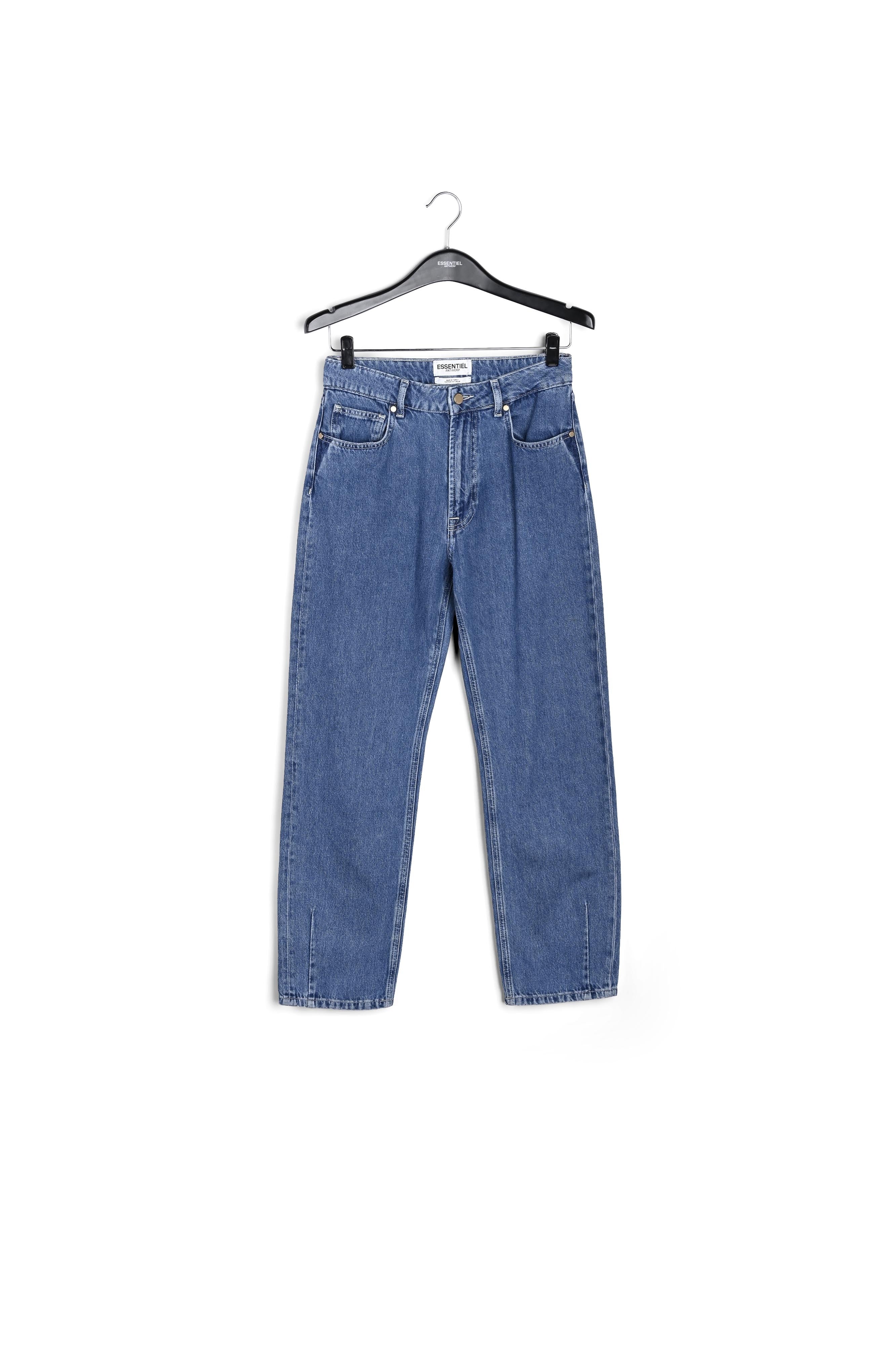 Grijze enkeljeans met hoge taille RE—SSENTIEL | Essentiel second hand