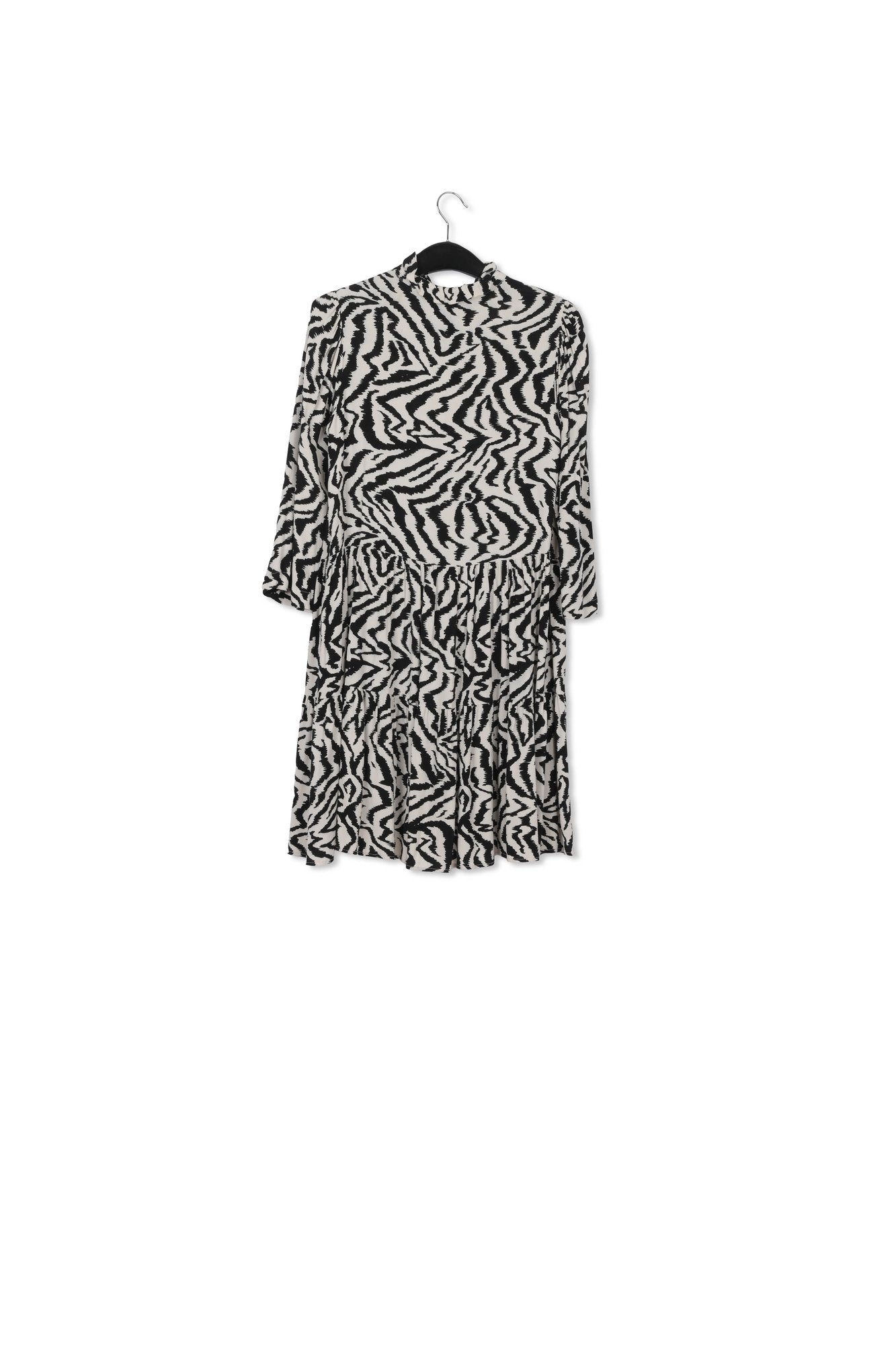 Zebra print and dots A-line mini dress RE—SSENTIEL | Essentiel second hand