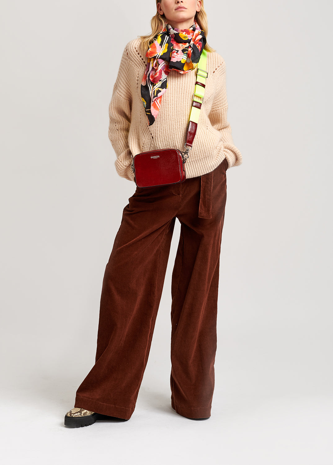 Pull côtelé blanc cassé en mélange de mohair RE—SSENTIEL | Essentiel second hand