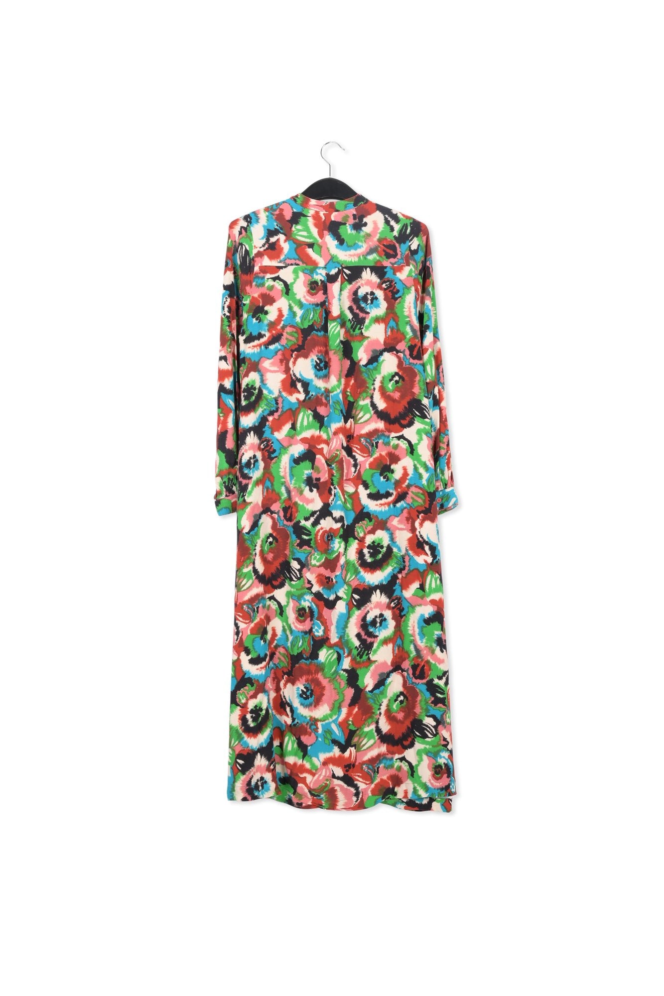 Multicolor floral-print shirt dress RE—SSENTIEL | Essentiel second hand