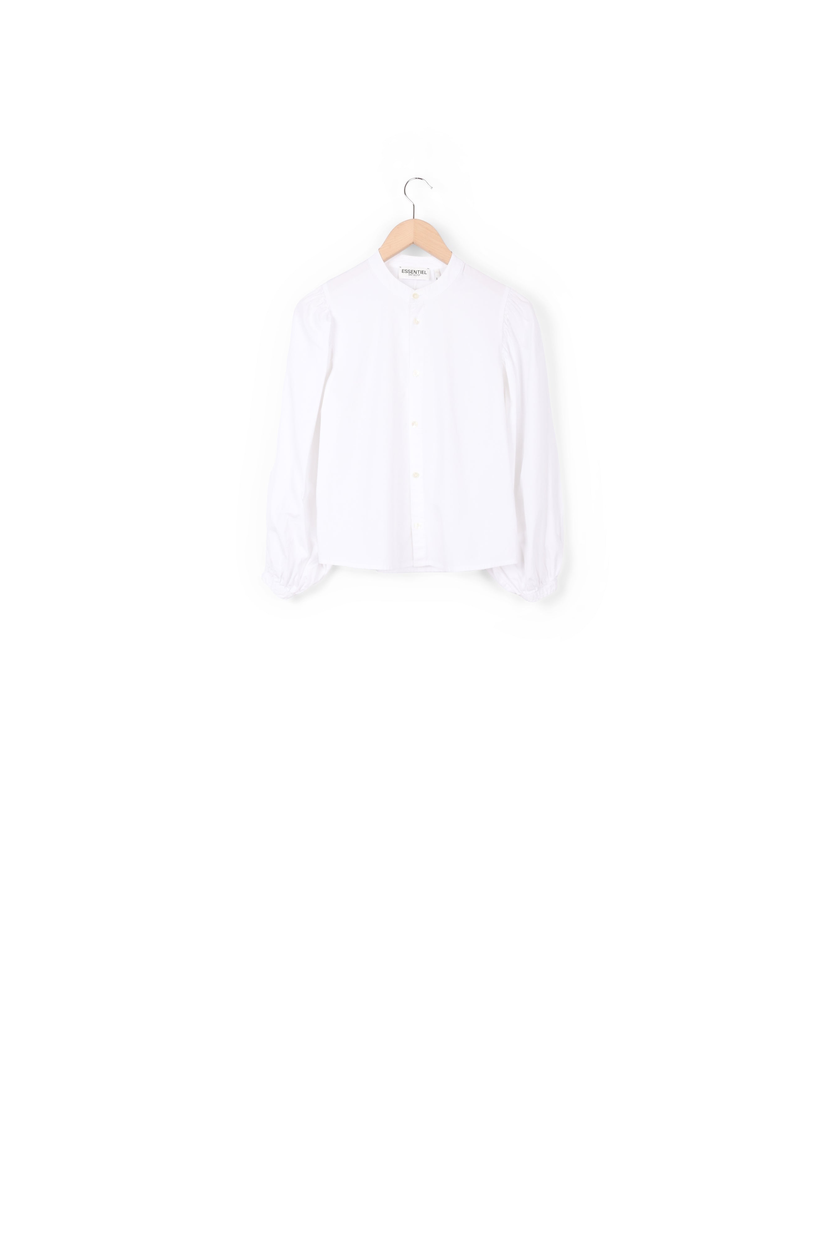 White cotton blouse RE—SSENTIEL | Essentiel second hand