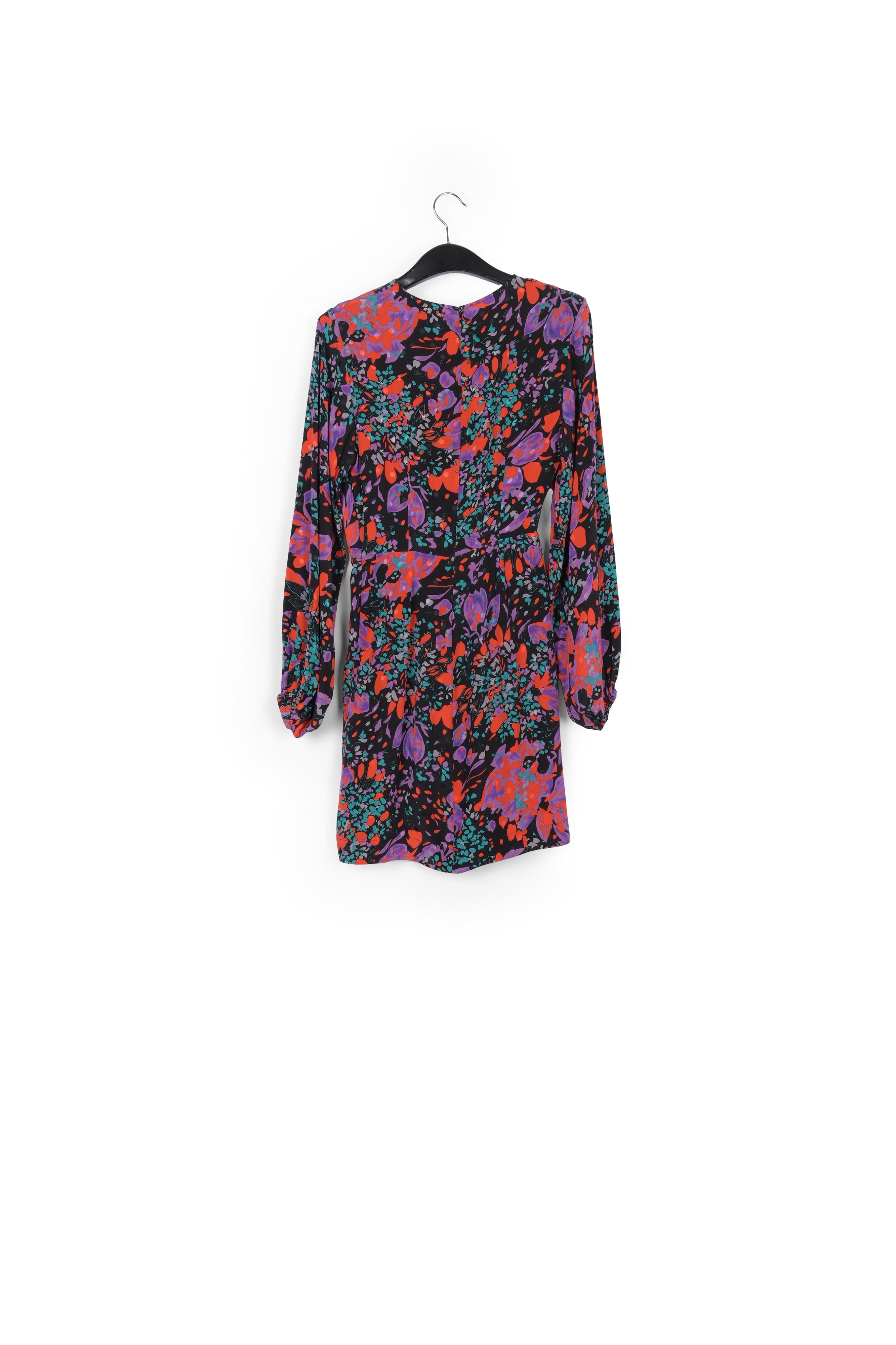 Mini-robe noire en jacquard de soie RE—SSENTIEL | Essentiel second hand