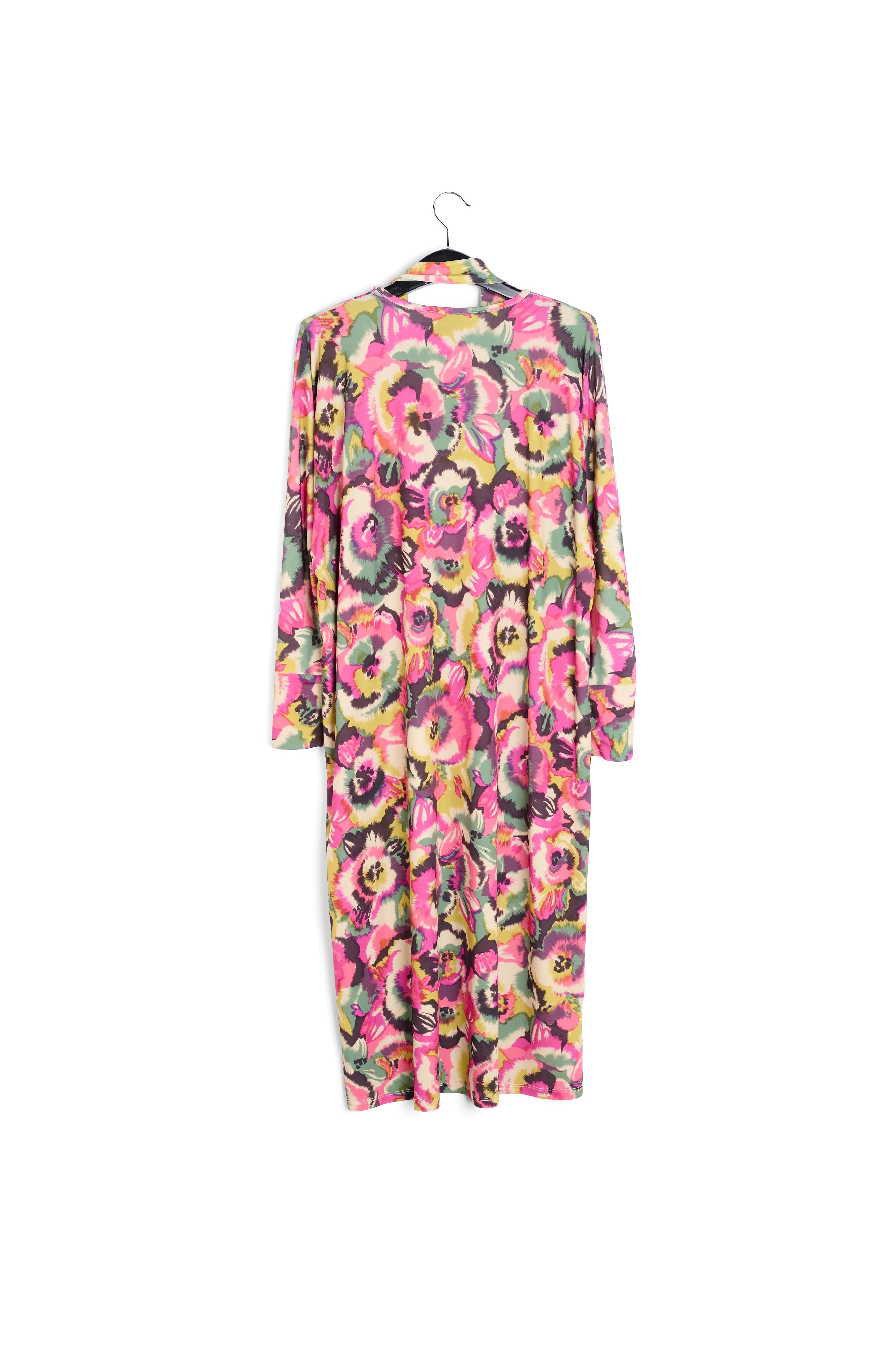 Multicolor midi-length dress with floral print RE—SSENTIEL | Essentiel second hand