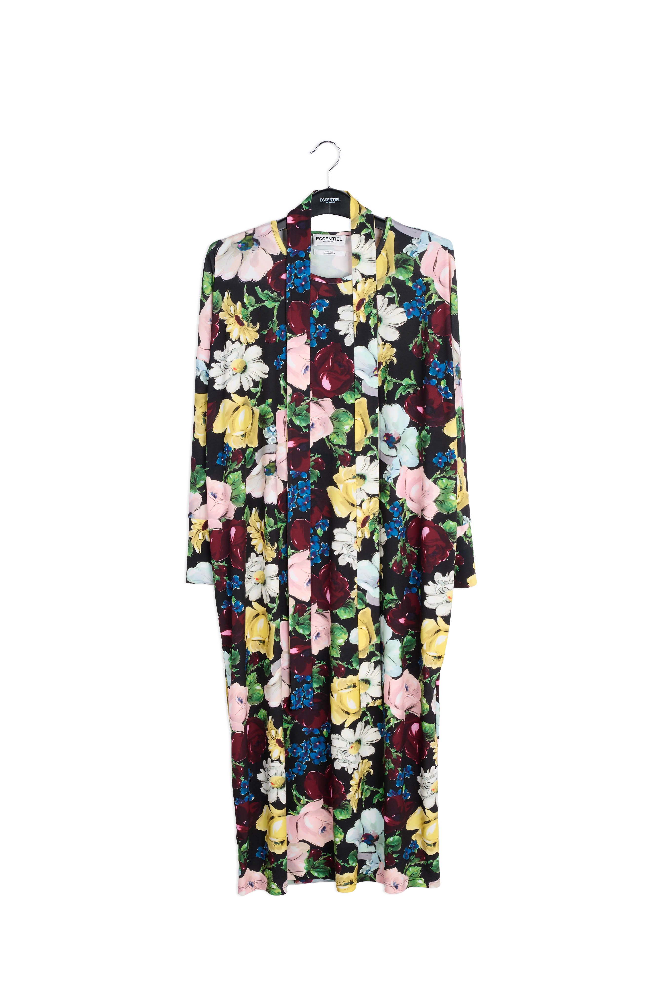 Floral print midi-length dress RE—SSENTIEL | Essentiel second hand