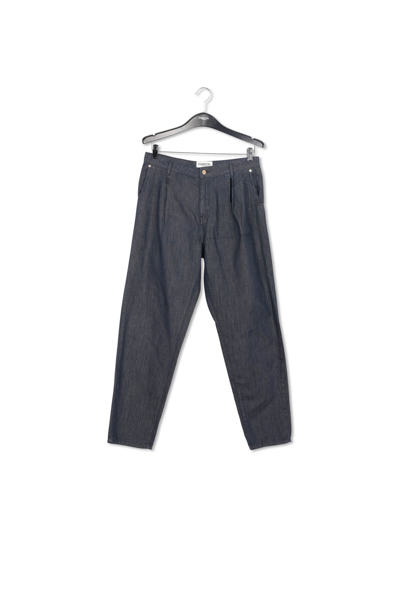 Dark blue loose-fit denim pants RE—SSENTIEL | Essentiel second hand
