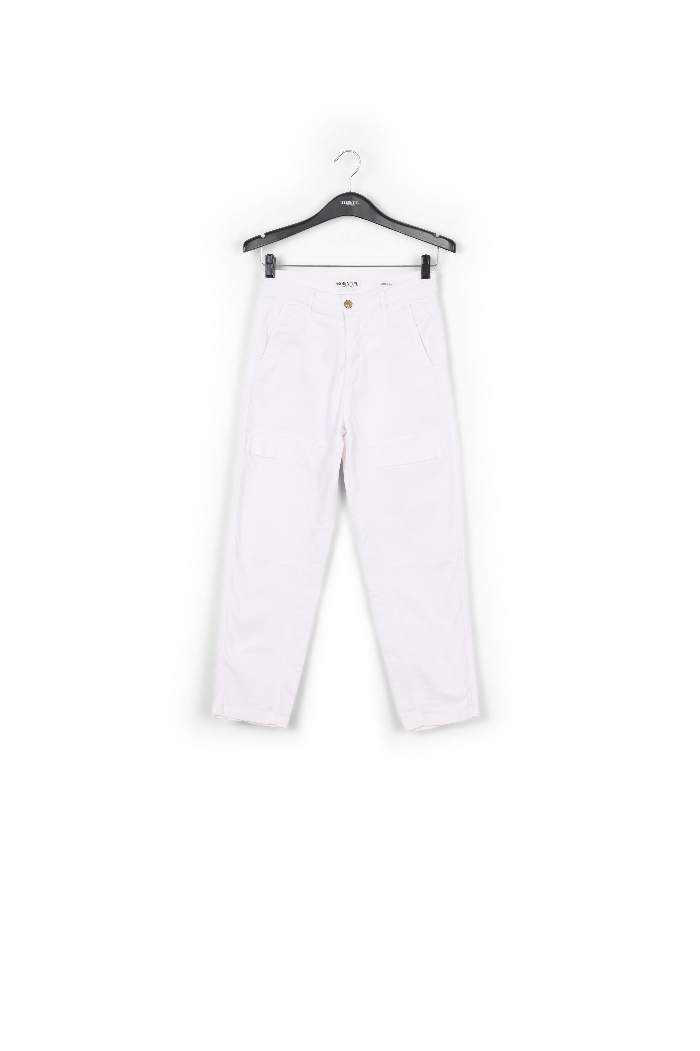 Jean droit raccourci blanc RE—SSENTIEL | Essentiel second hand