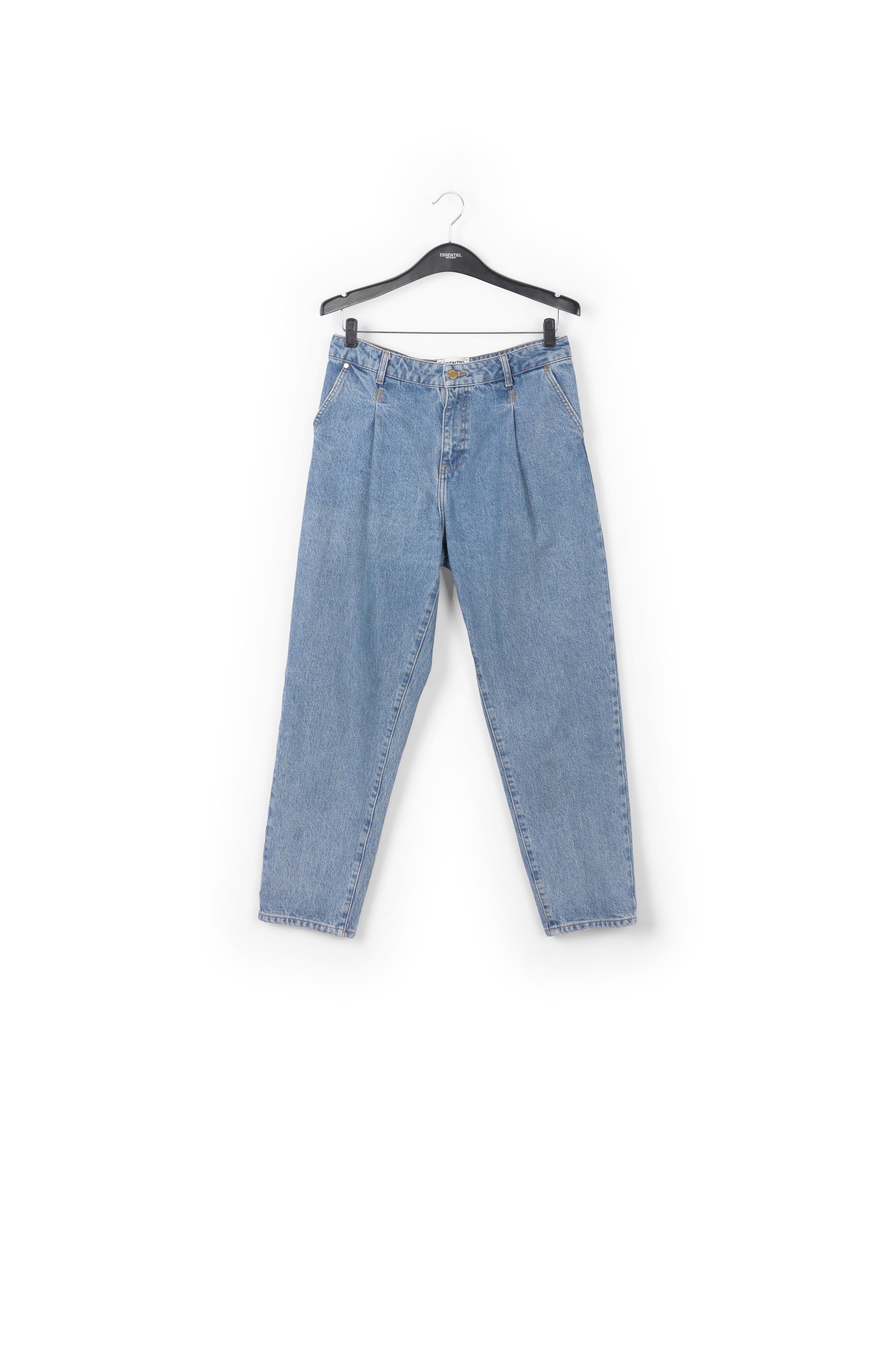 Jean bleu foncé à taille haute RE—SSENTIEL | Essentiel second hand