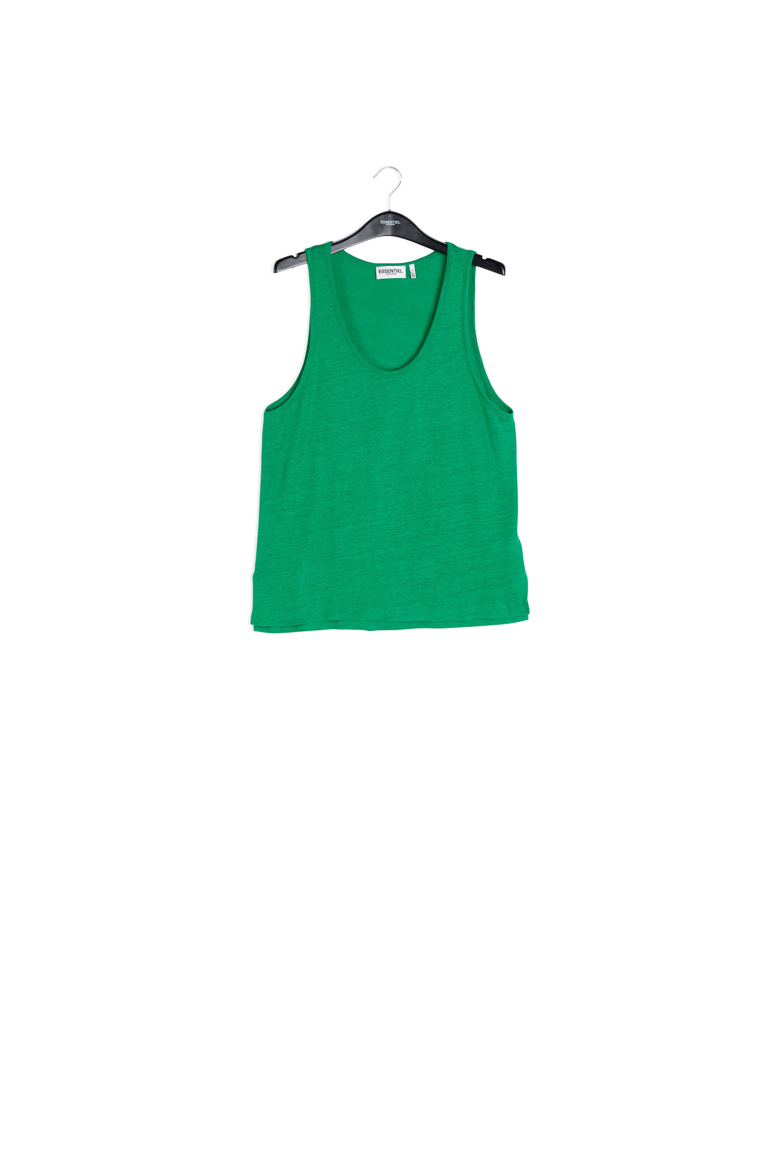 Sleeveless linen top RE—SSENTIEL | Essentiel second hand