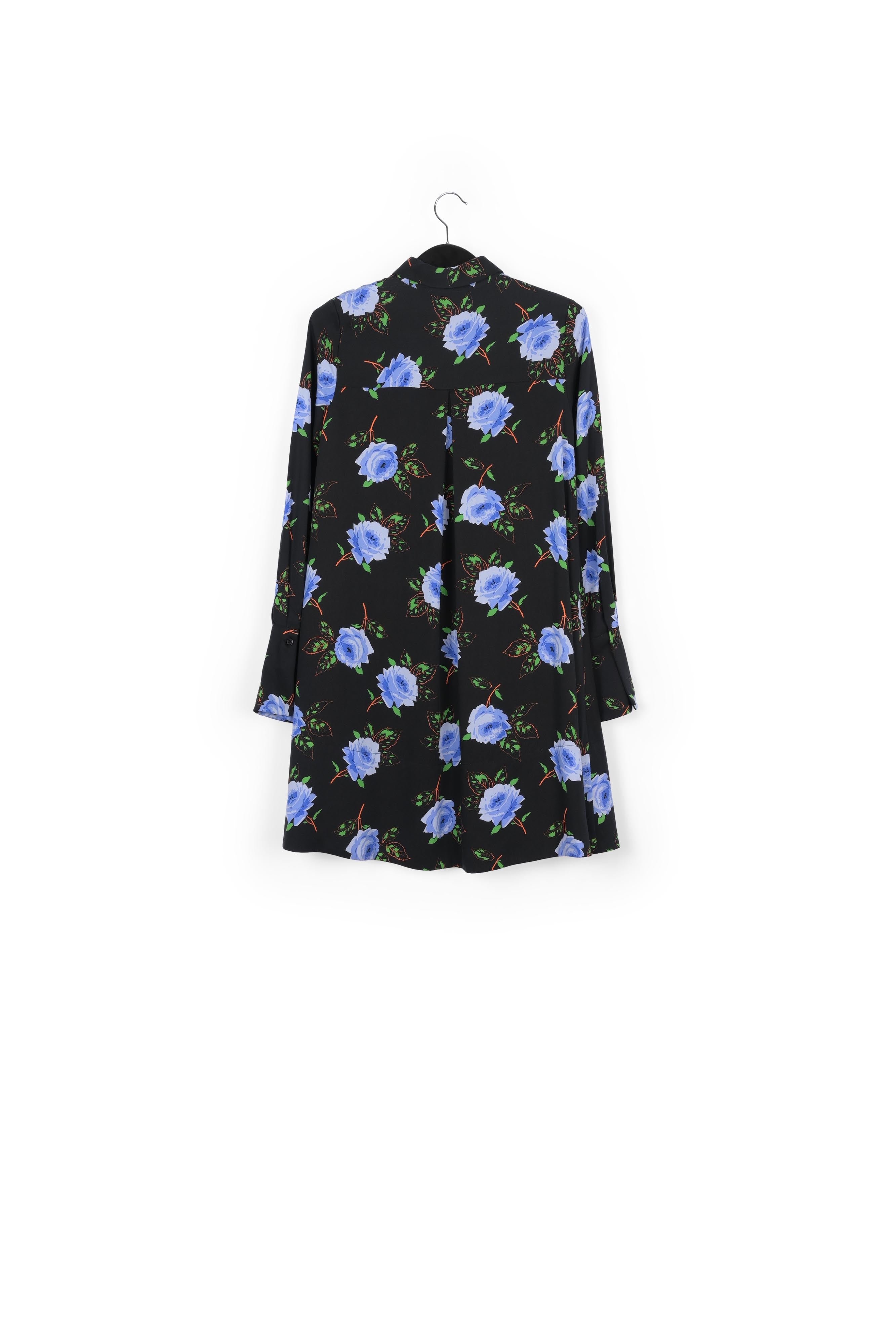 Robe trapèze foncée à imprimé fleuri RE—SSENTIEL | Essentiel second hand