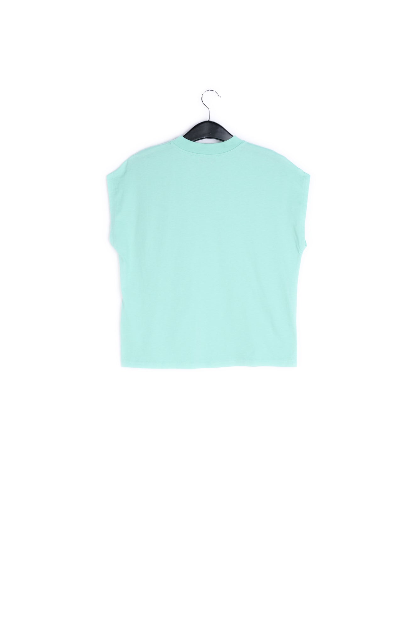 Turquoise organic cotton T-shirt RE—SSENTIEL | Essentiel second hand