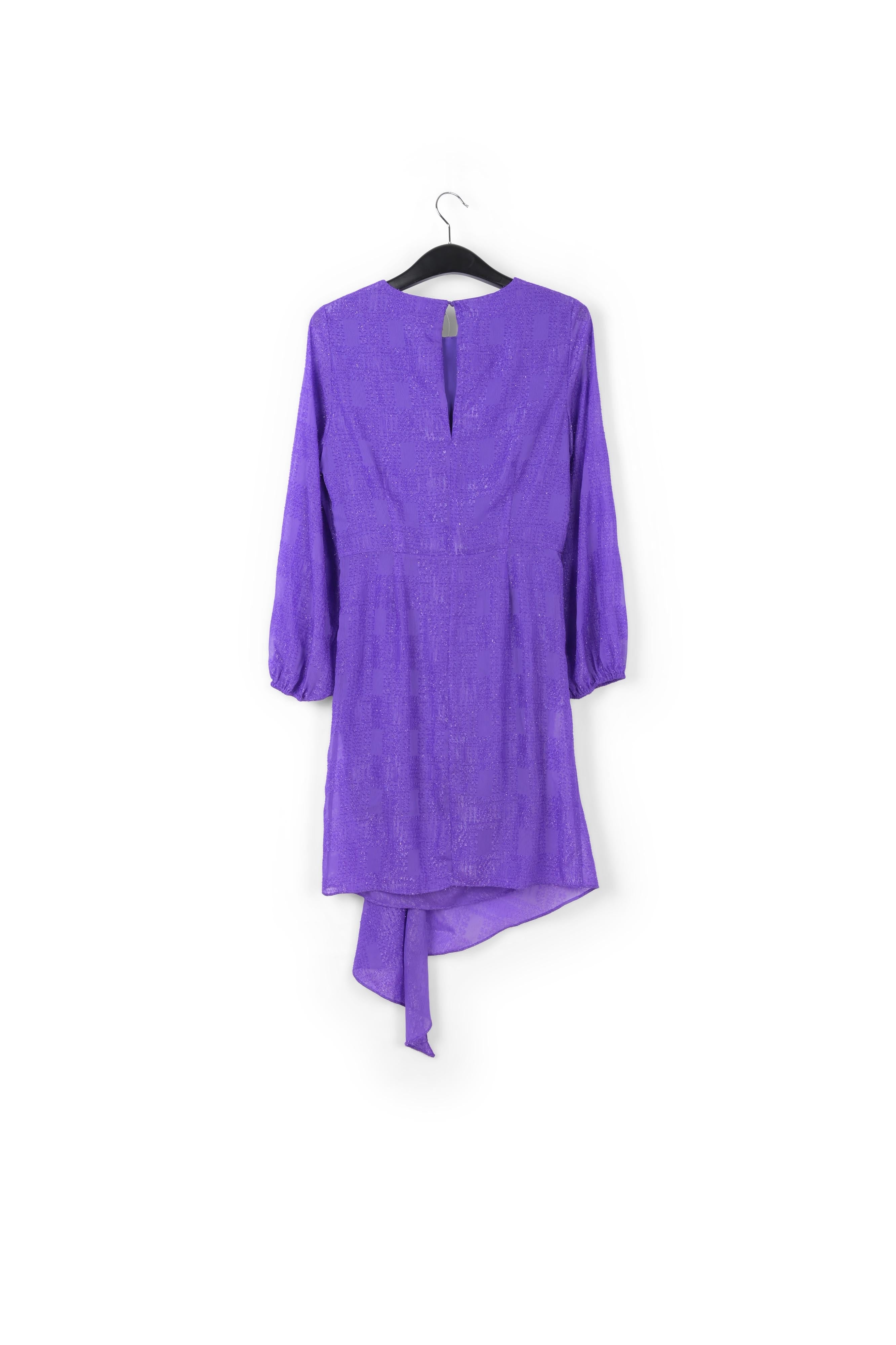 Robe courte en lurex violet RE—SSENTIEL | Essentiel second hand