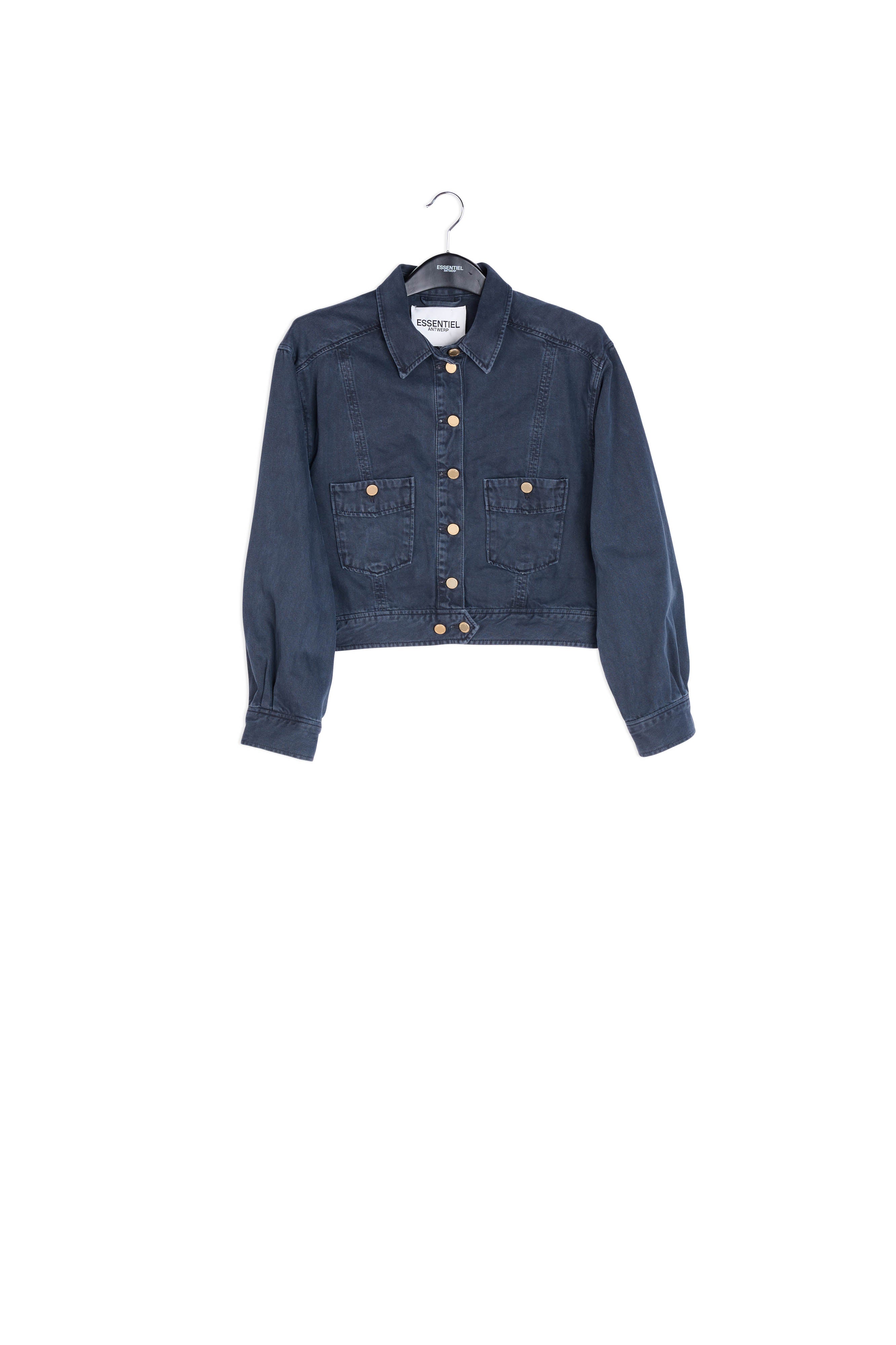 Veste en jean orange vif RE—SSENTIEL | Essentiel second hand