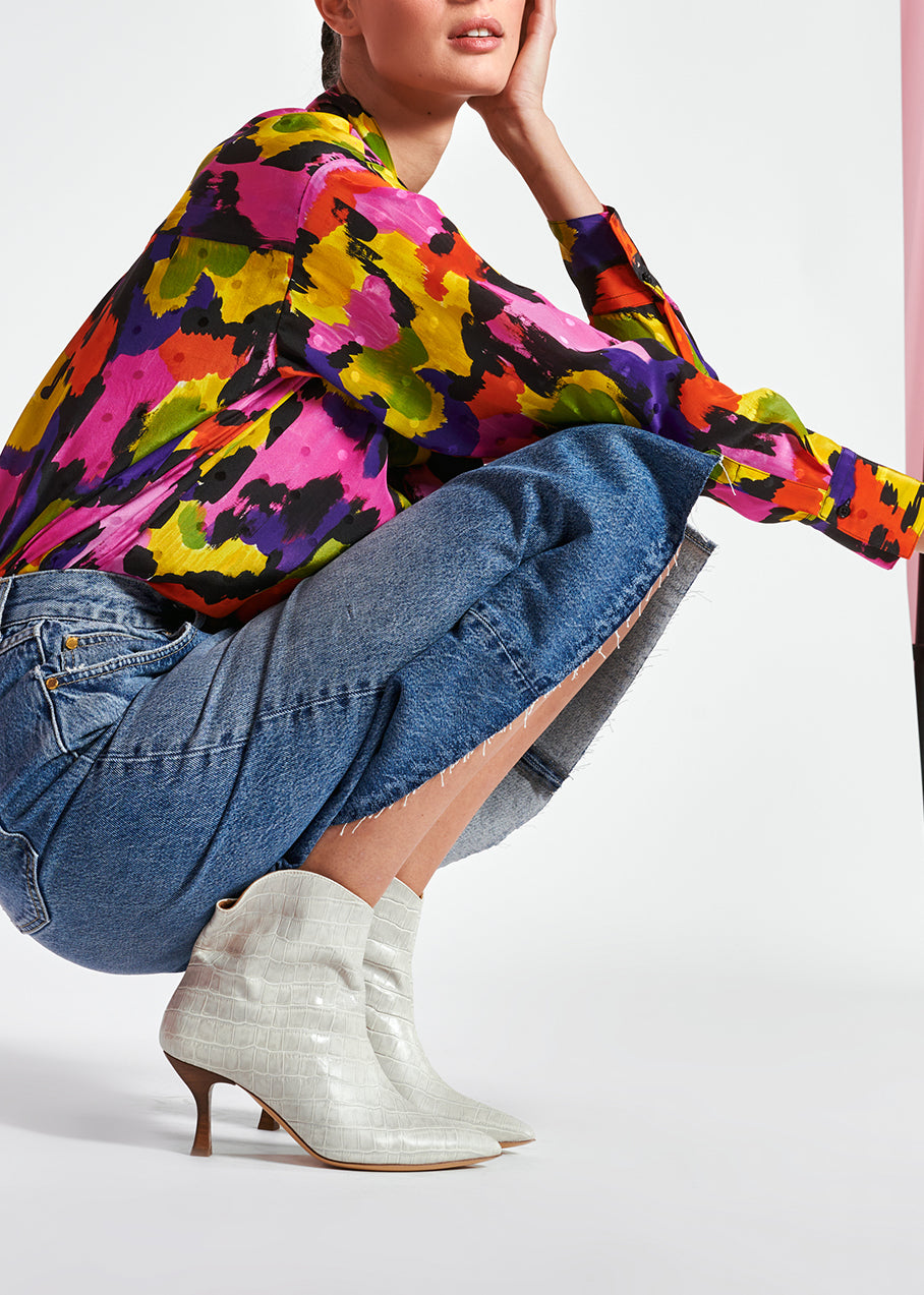 Zimpala blue denim skirt RE—SSENTIEL | Essentiel second hand