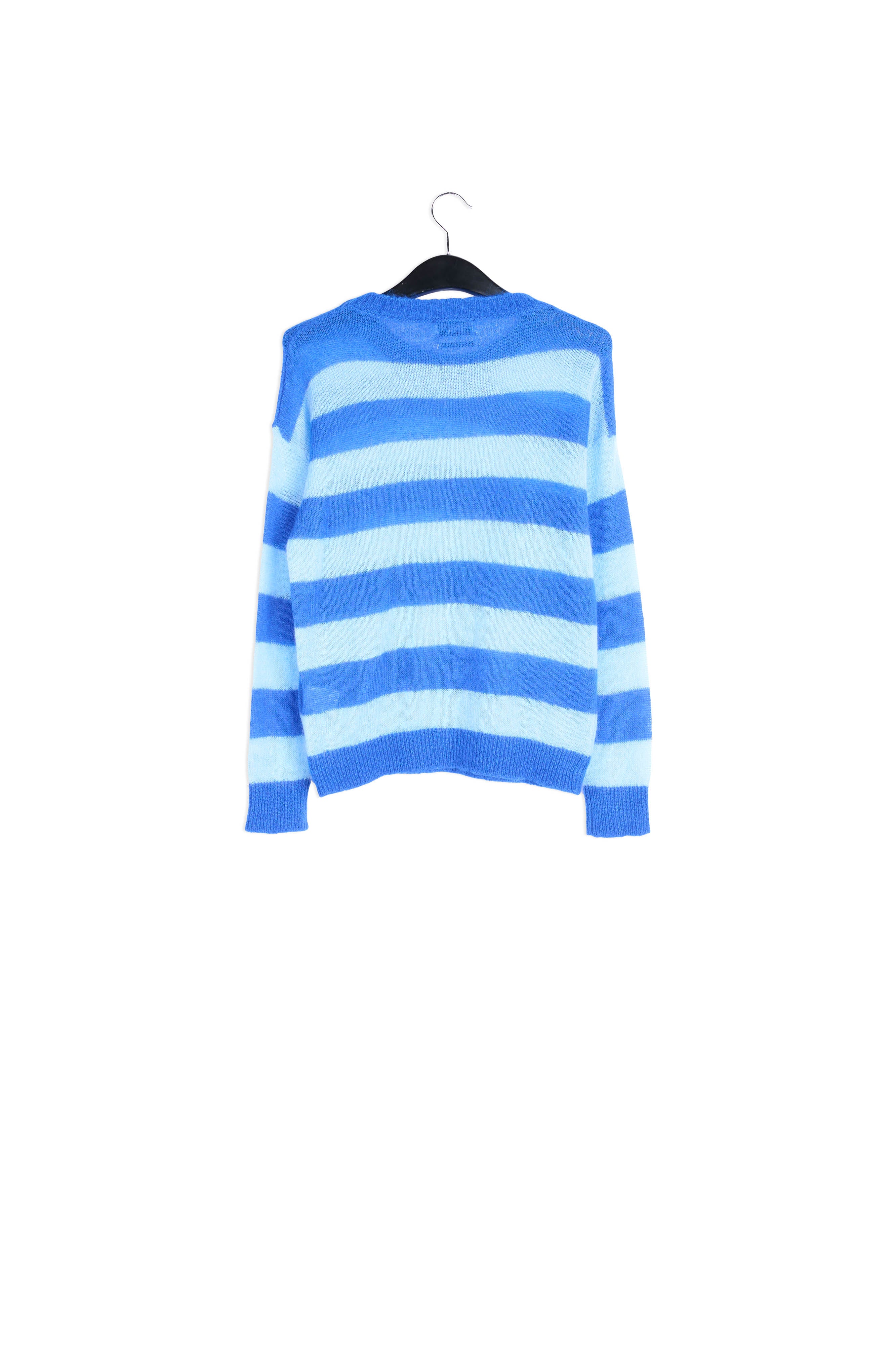Blue striped light knit sweater RE—SSENTIEL | Essentiel second hand
